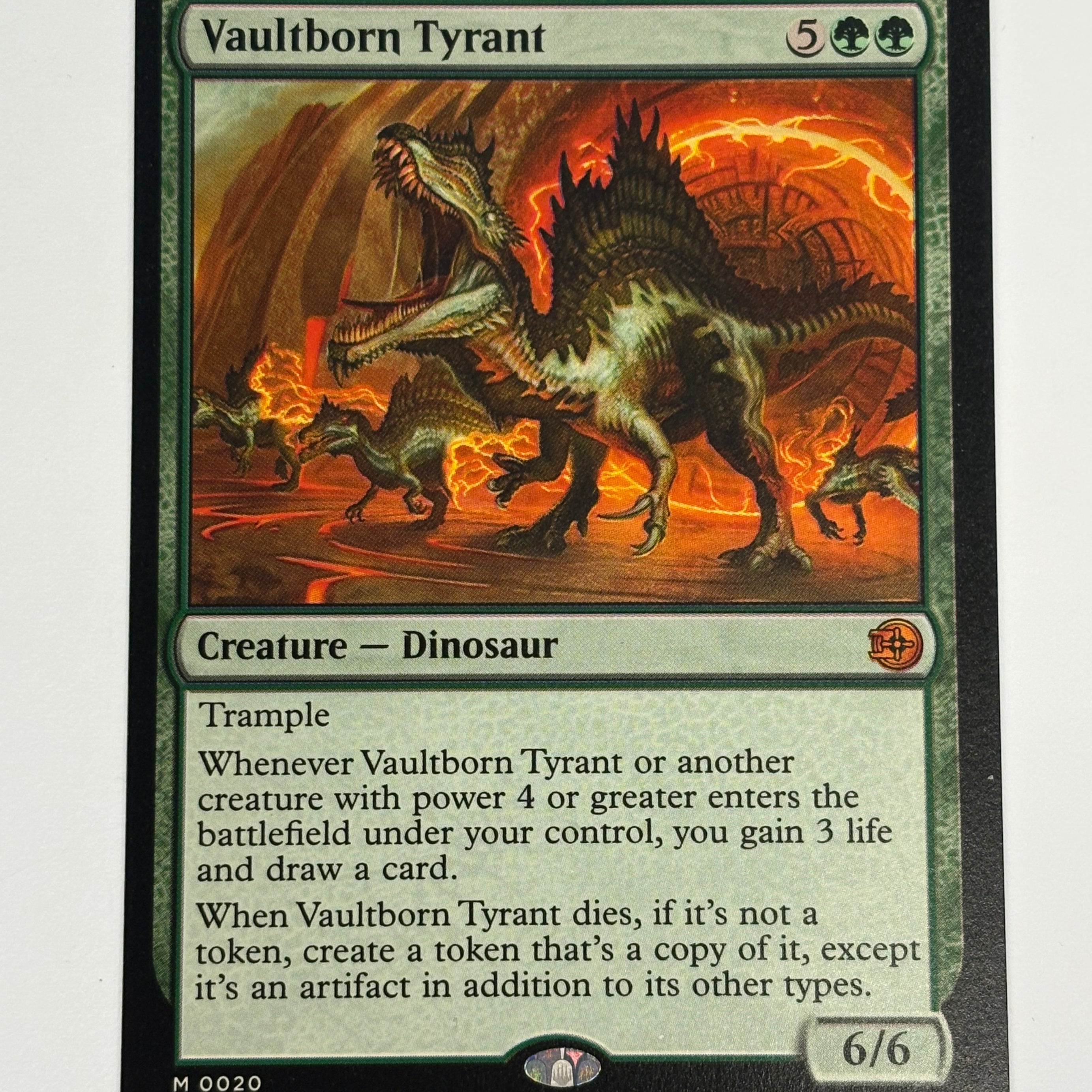Magic the Gathering TCG - Outlaws of Thunder Junction Big Score Vaultborn Tyrant 020 NM