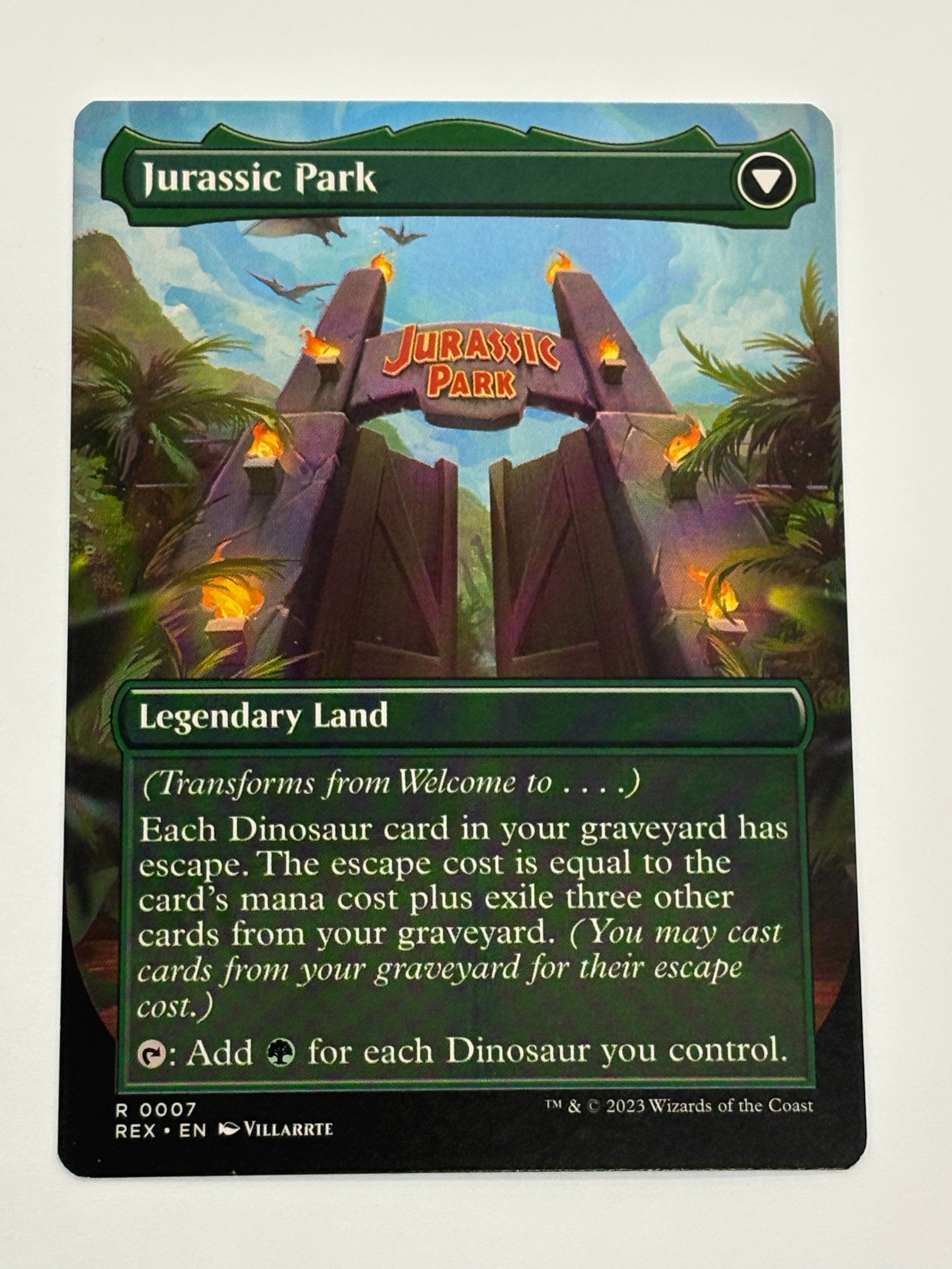 Magic the Gathering TCG - Universes Beyond: Jurassic World Collection Welcome to… // Jurassic Park 007 NM