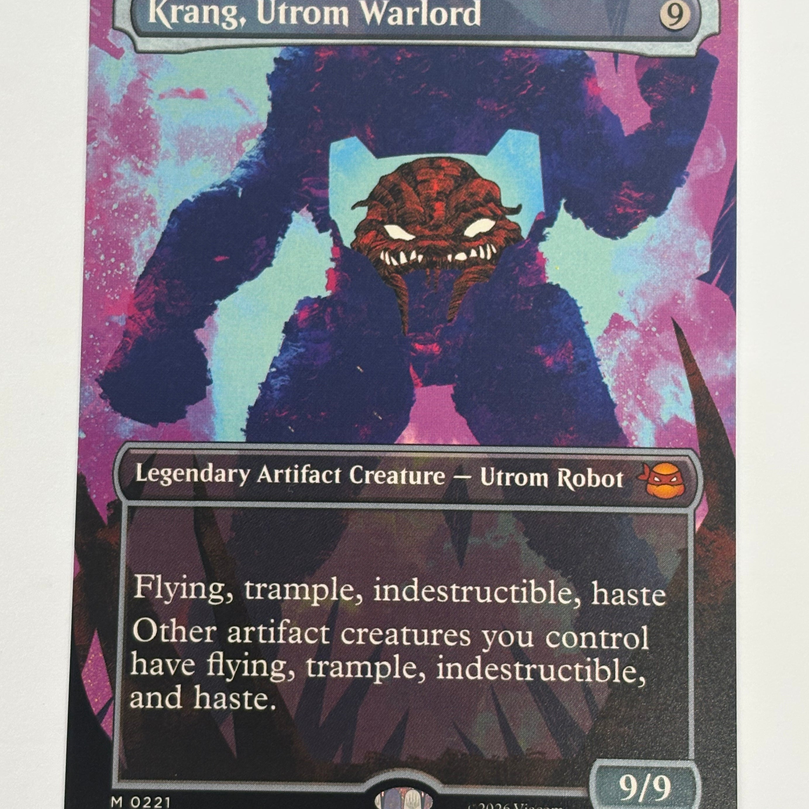 Magic the Gathering TCG - Teenage Mutant Ninja Turtles Krang, Utrom Warlord (Showcase) 0221 NM