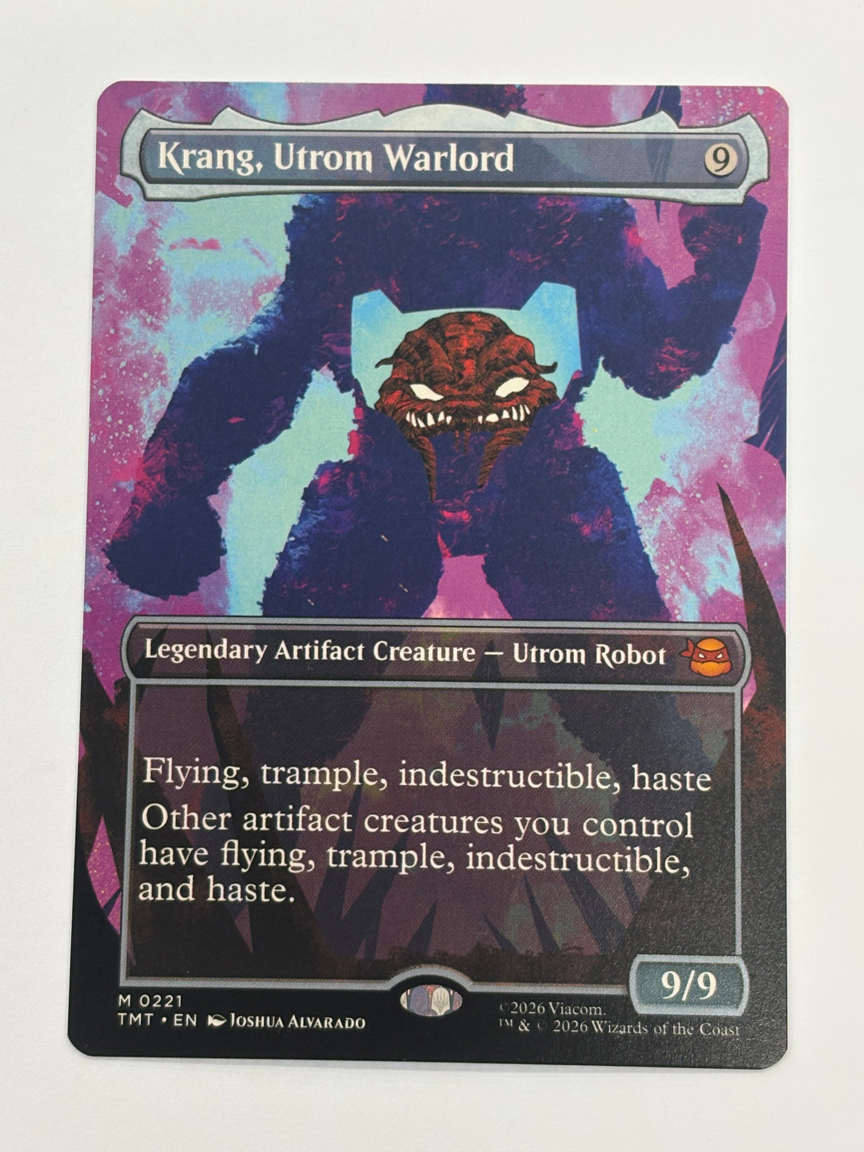 Magic the Gathering TCG - Teenage Mutant Ninja Turtles Krang, Utrom Warlord (Showcase) 0221 NM