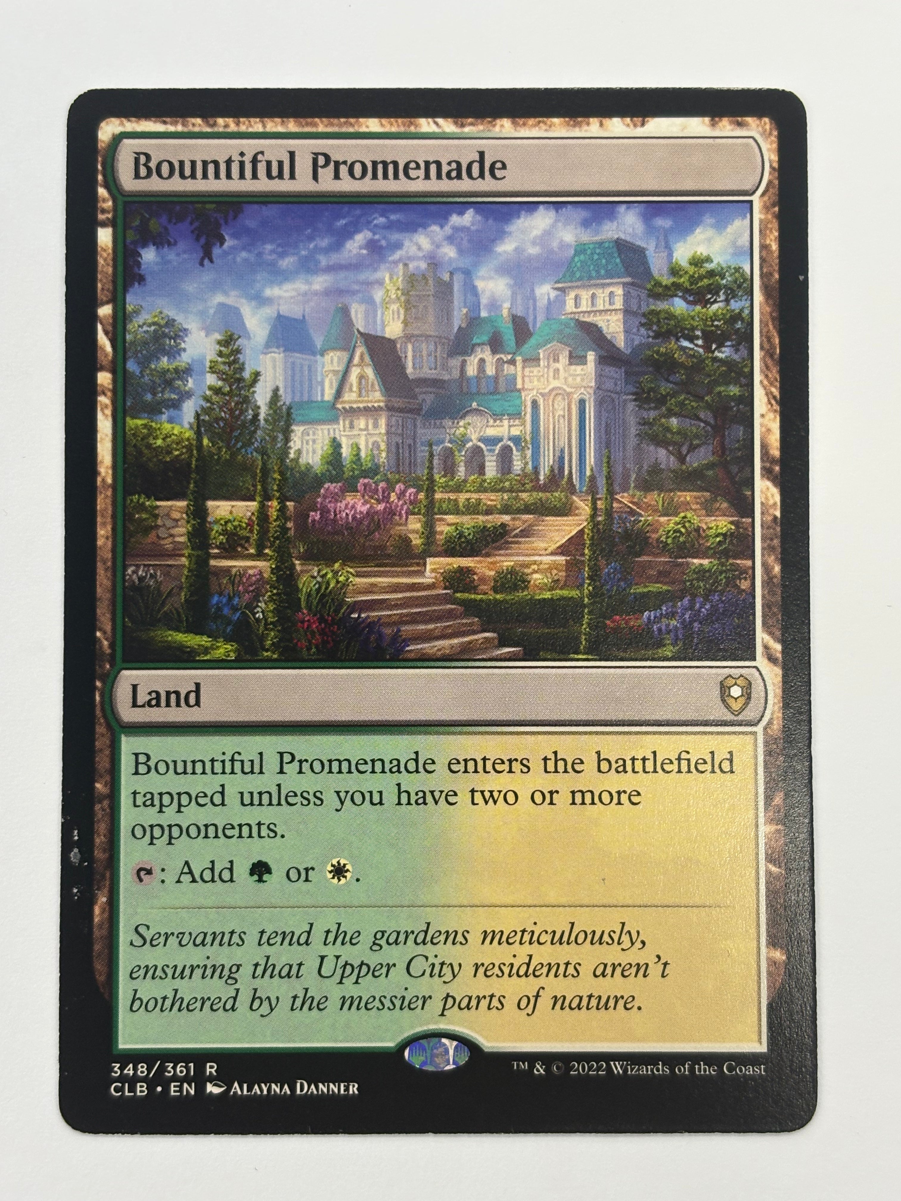 Magic The Gathering TCG - Commander Legends: Battle for Baldur's Gate Bountiful Promenade 348/361 NM