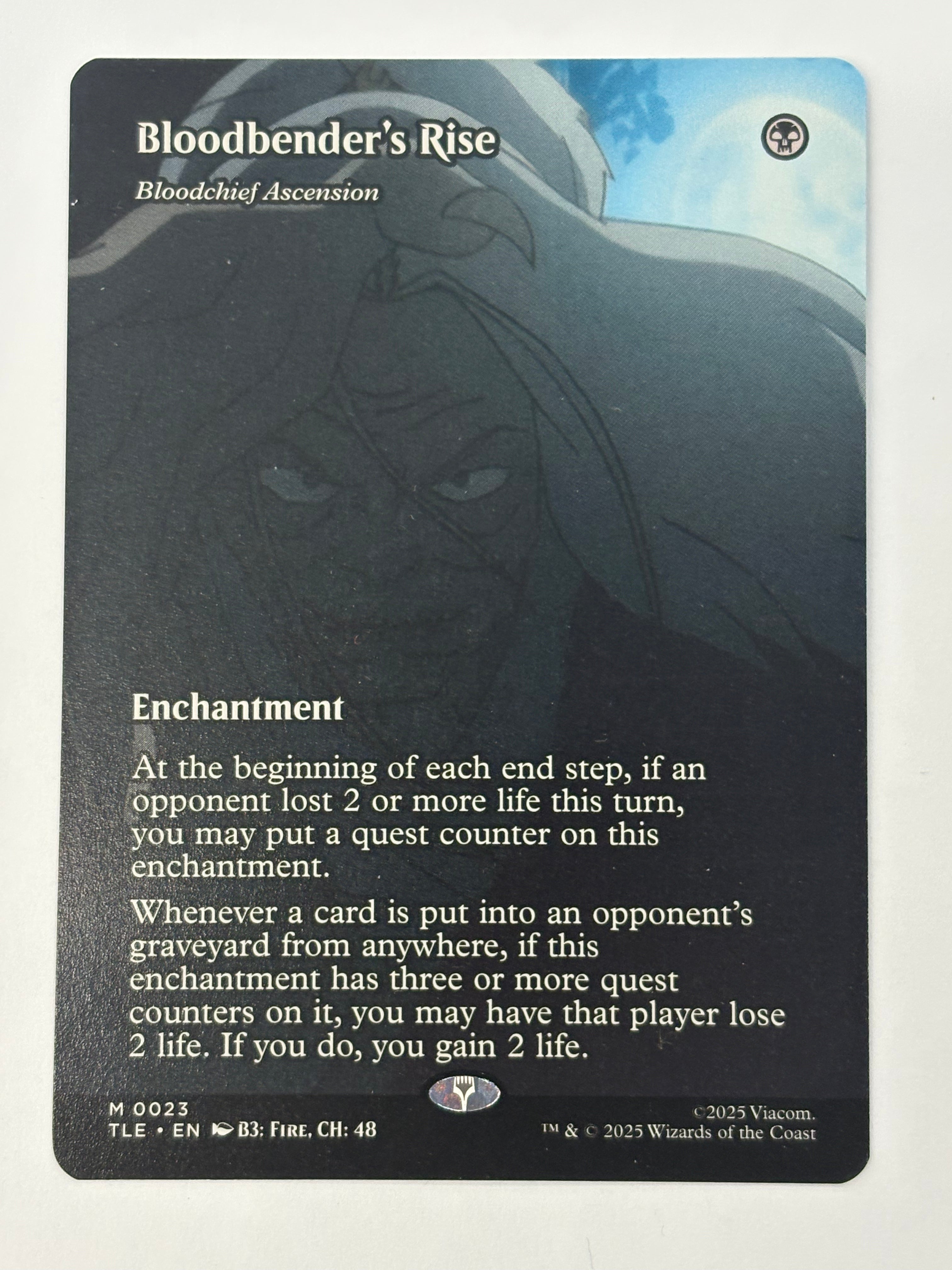 Magic The Gathering TCG - Avatar: The Last Airbender: Eternal Bloodbender's Rise Bloodchief Ascension (Borderless) 023 NM