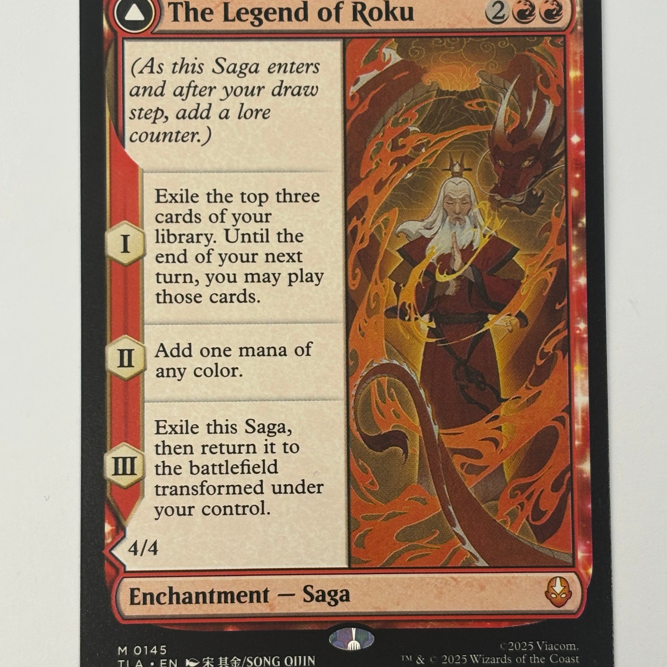 Magic The Gathering TCG - Avatar the Last Airbender The Legend of Roku 145 NM