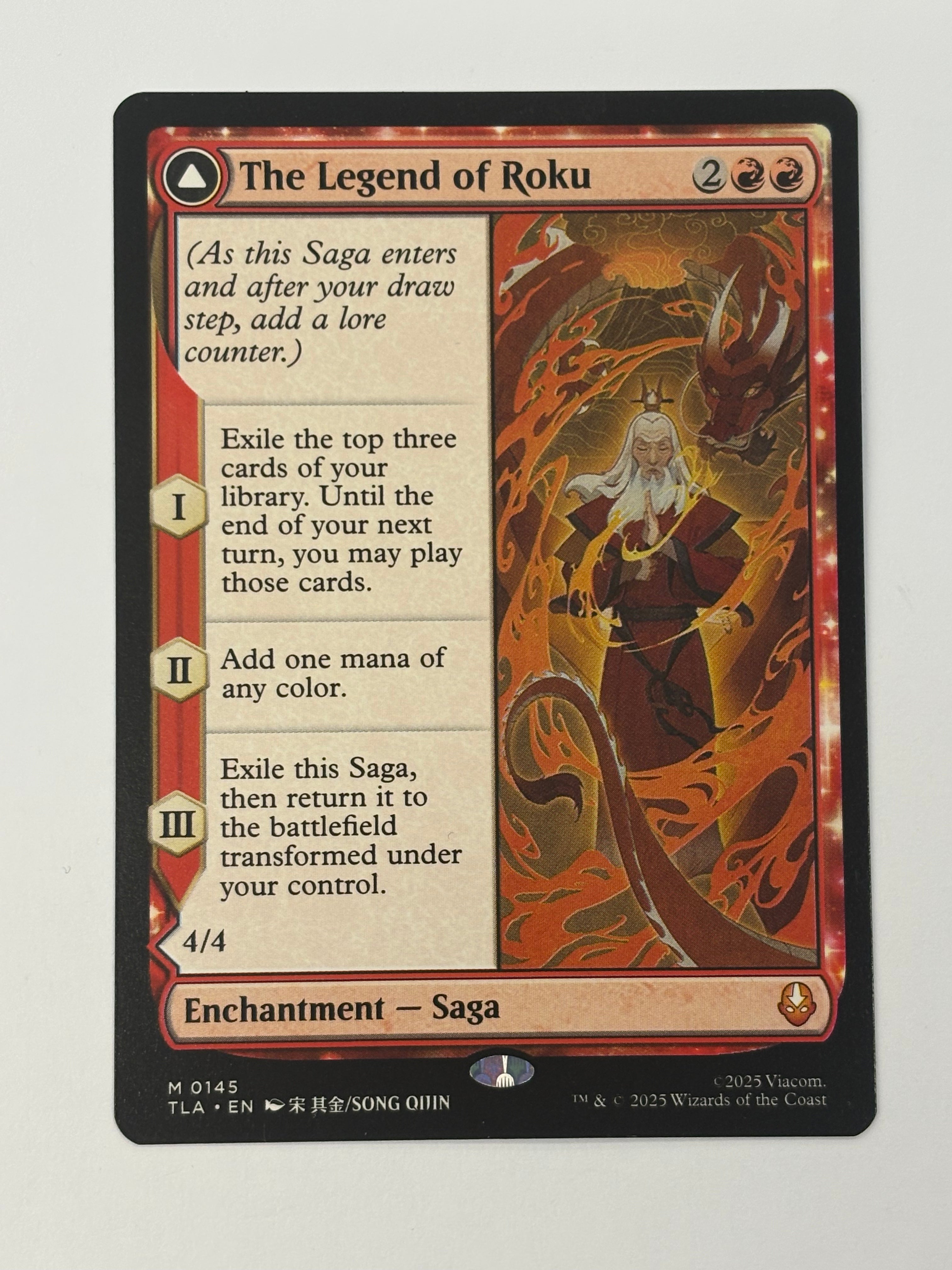 Magic The Gathering TCG - Avatar the Last Airbender The Legend of Roku 145 NM