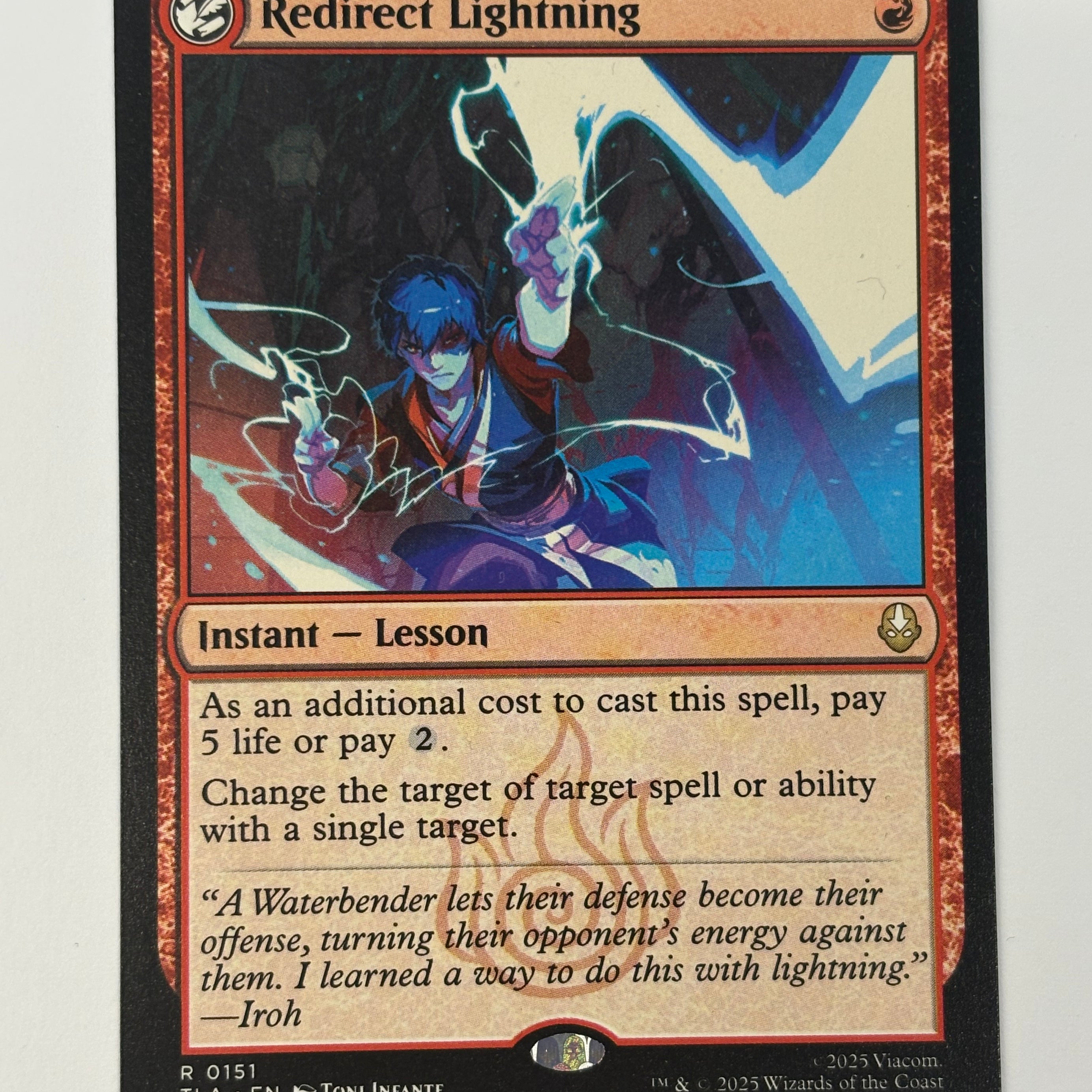 Magic The Gathering TCG - Avatar the Last Airbender Redirect Lightning 151 NM