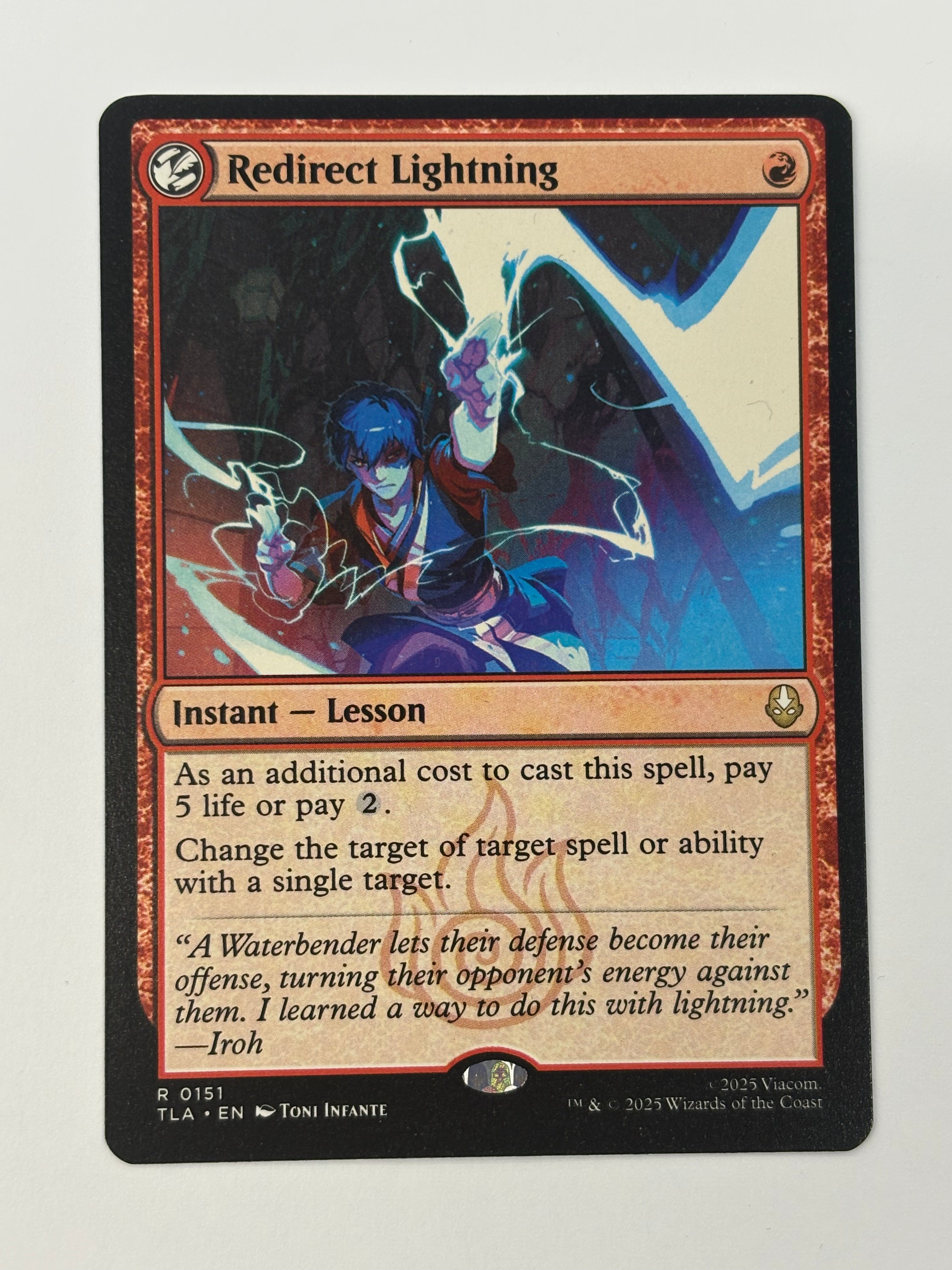 Magic The Gathering TCG - Avatar the Last Airbender Redirect Lightning 151 NM