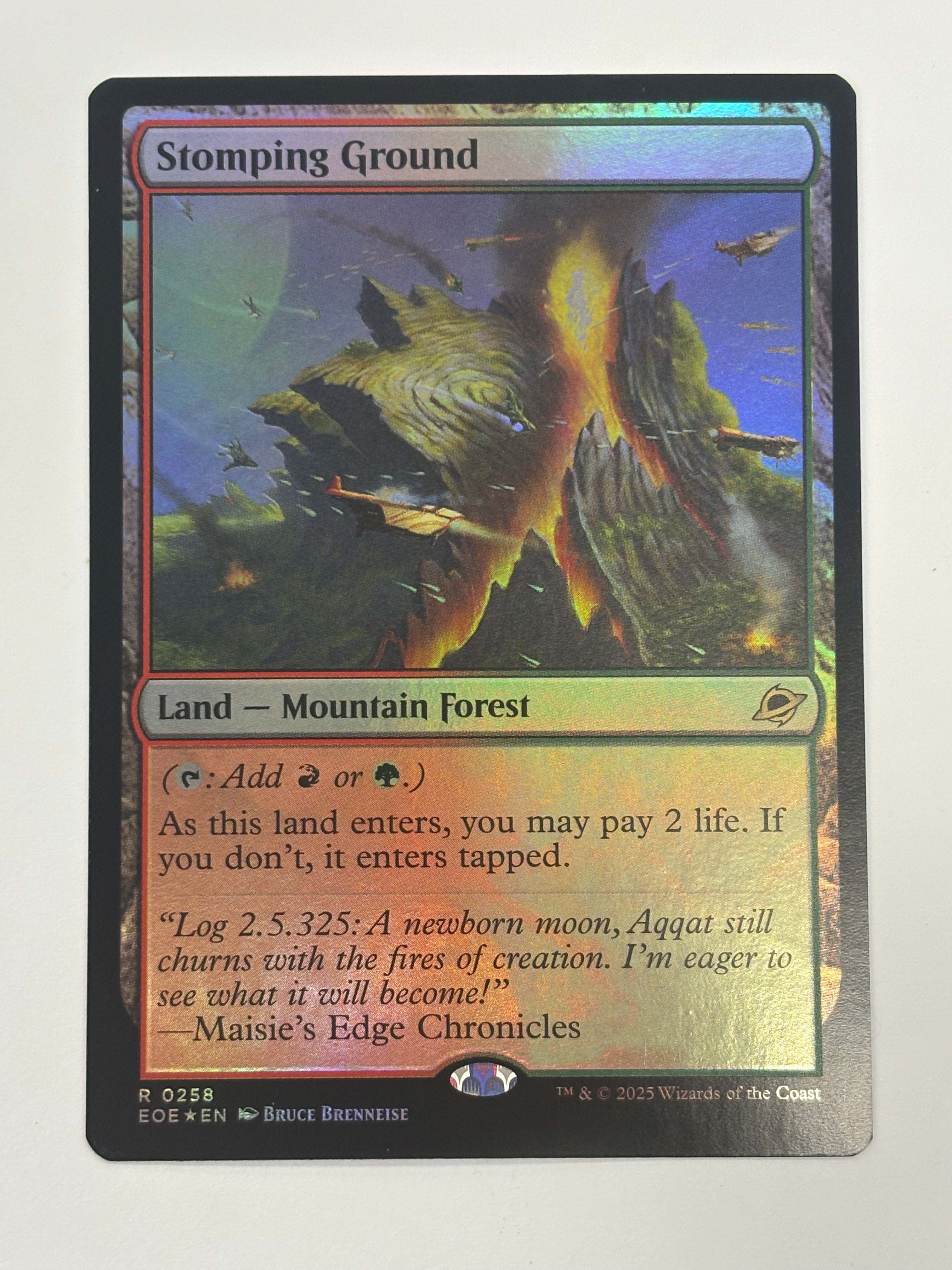 Magic The Gathering TCG - Edge of Eternities Stomping Grounds (Foil) 258 NM