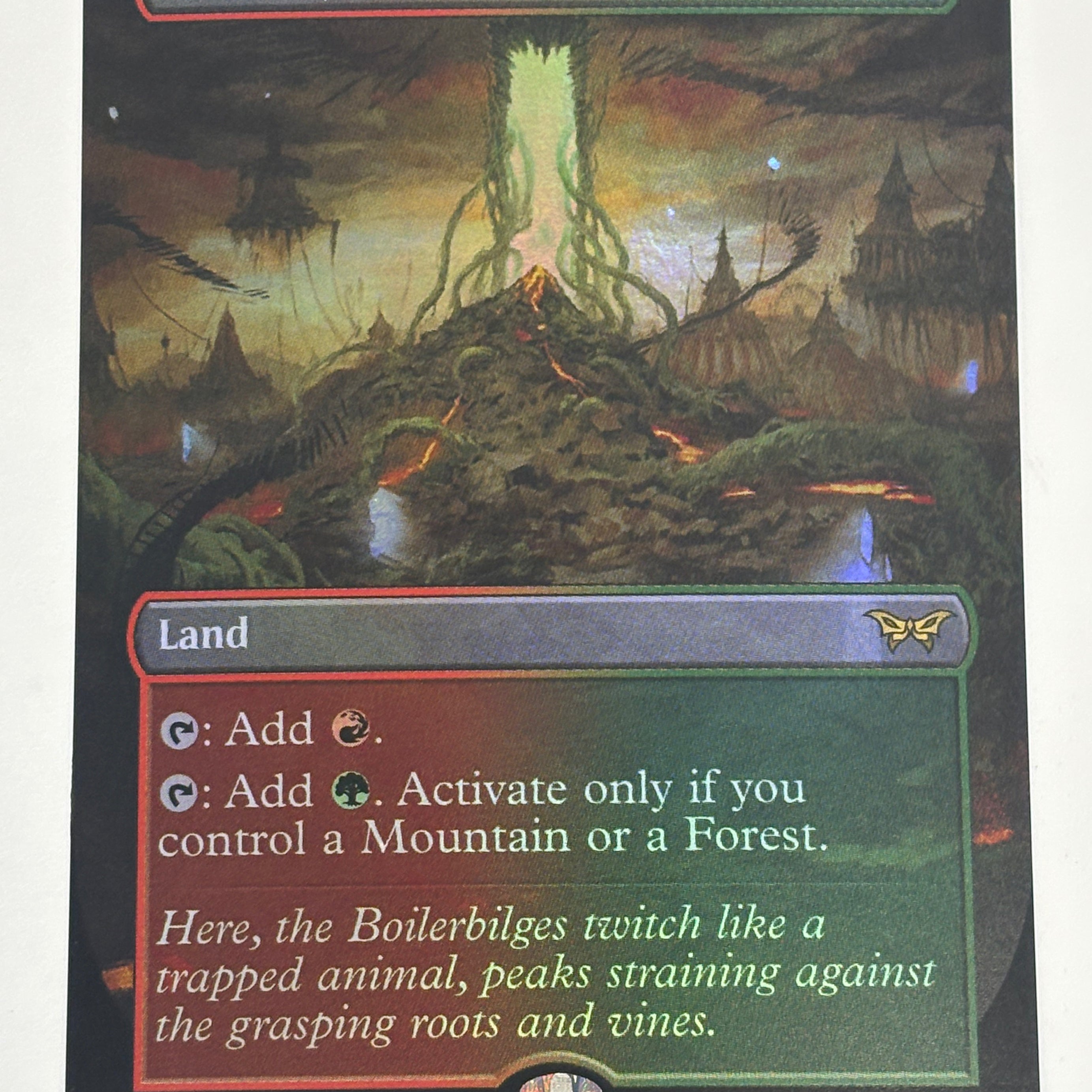 Magic The Gathering TCG - Duskmourn: House of Horror Thornspire Verge (Borderless Foil) 333 NM