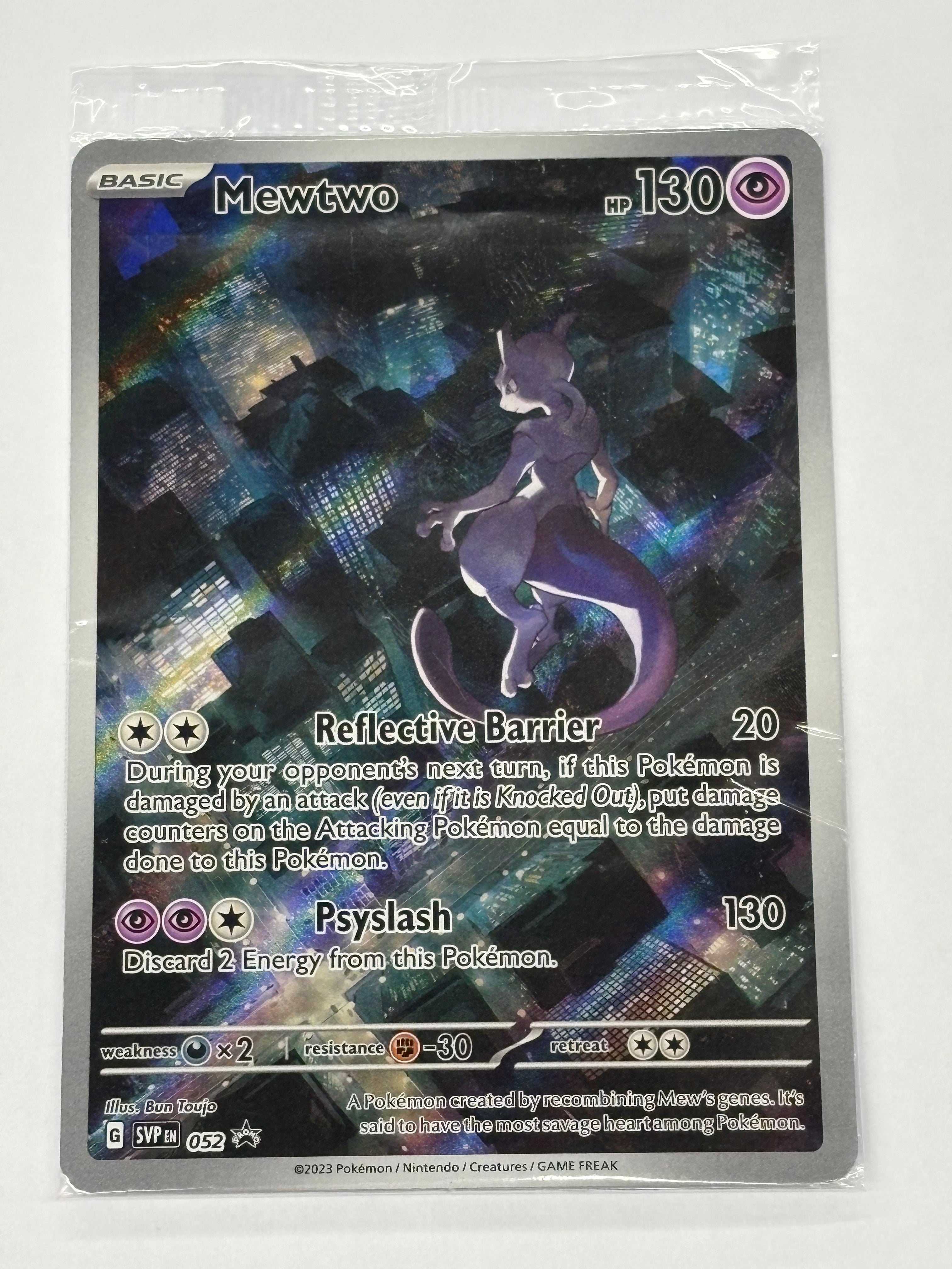 Pokémon TCG - Scarlet & Violet Promo Cards Mewtwo (Sealed) 052 NM