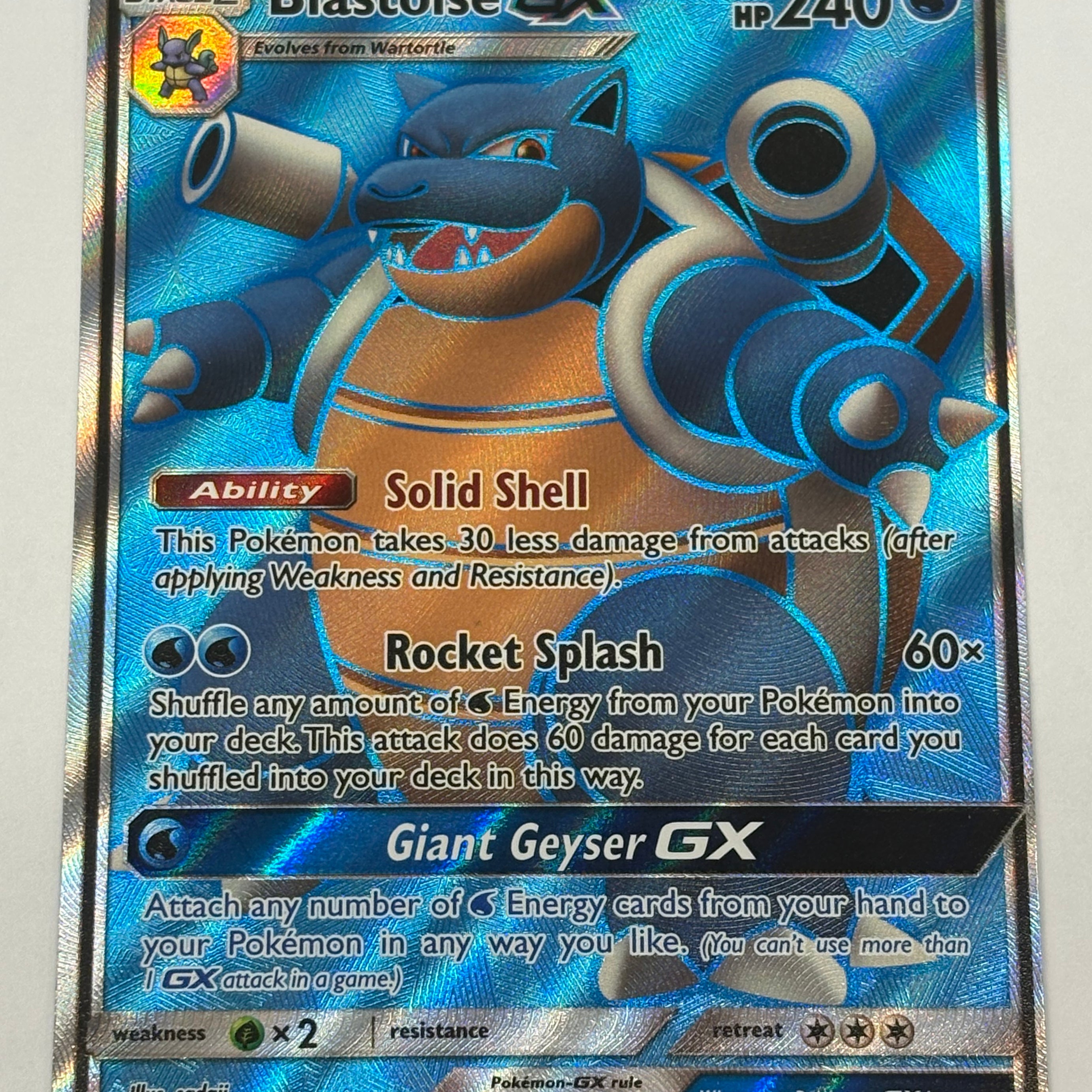 Pokémon TCG - Sun & Moon Promo Blastoise GX SM189 NM