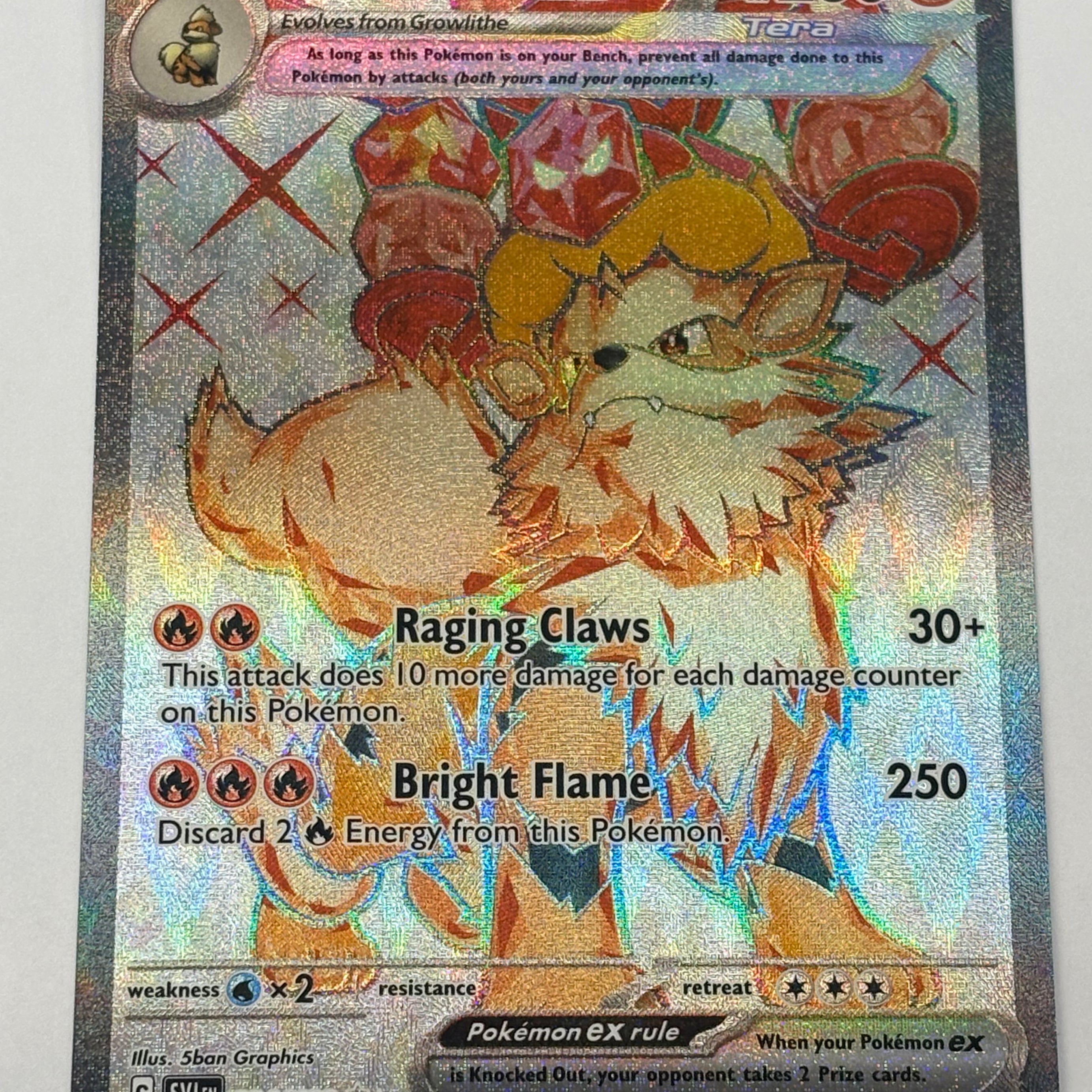 Pokémon TCG - Scarlet & Violet Arcanine ex 224/198 NM