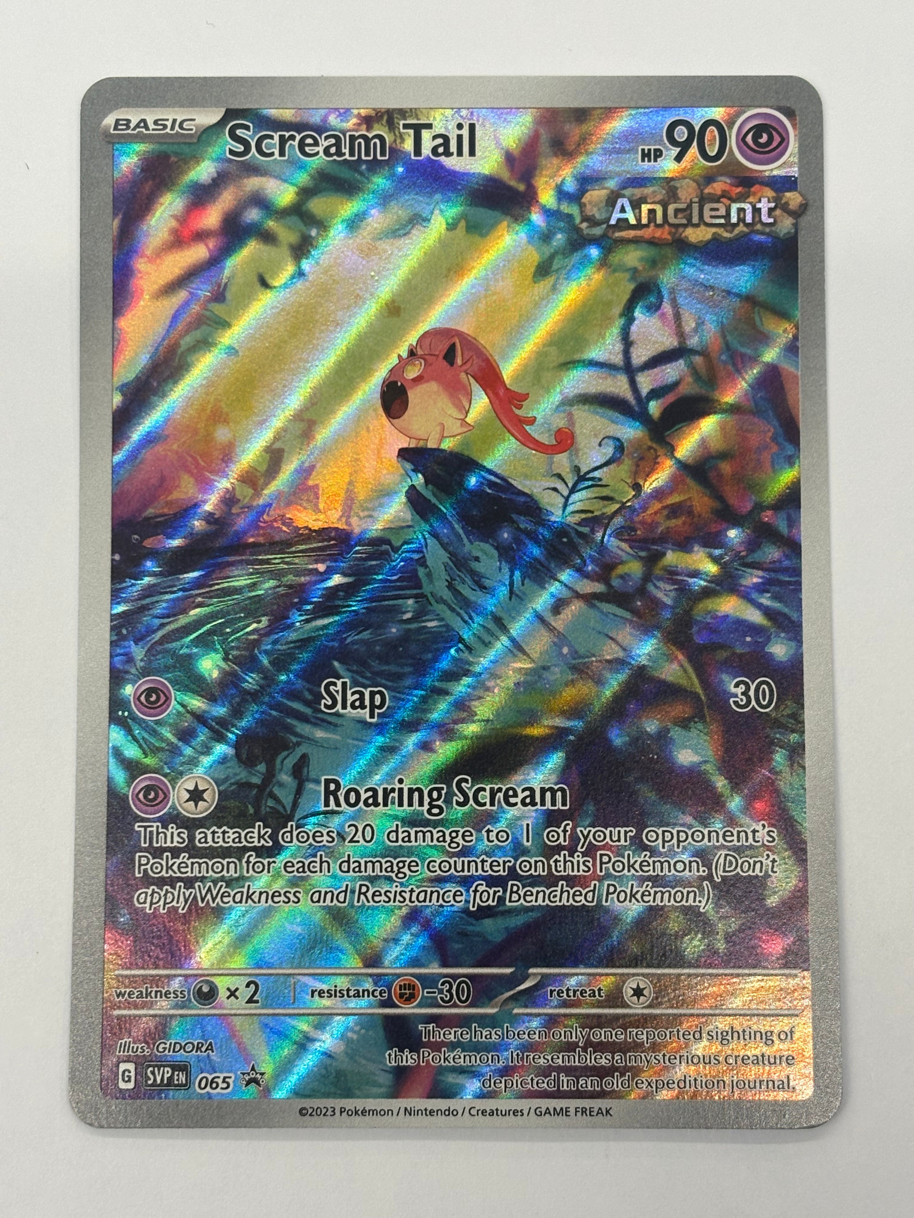 Pokémon TCG - Scarlet & Violet Promo Scream Tail 065 NM