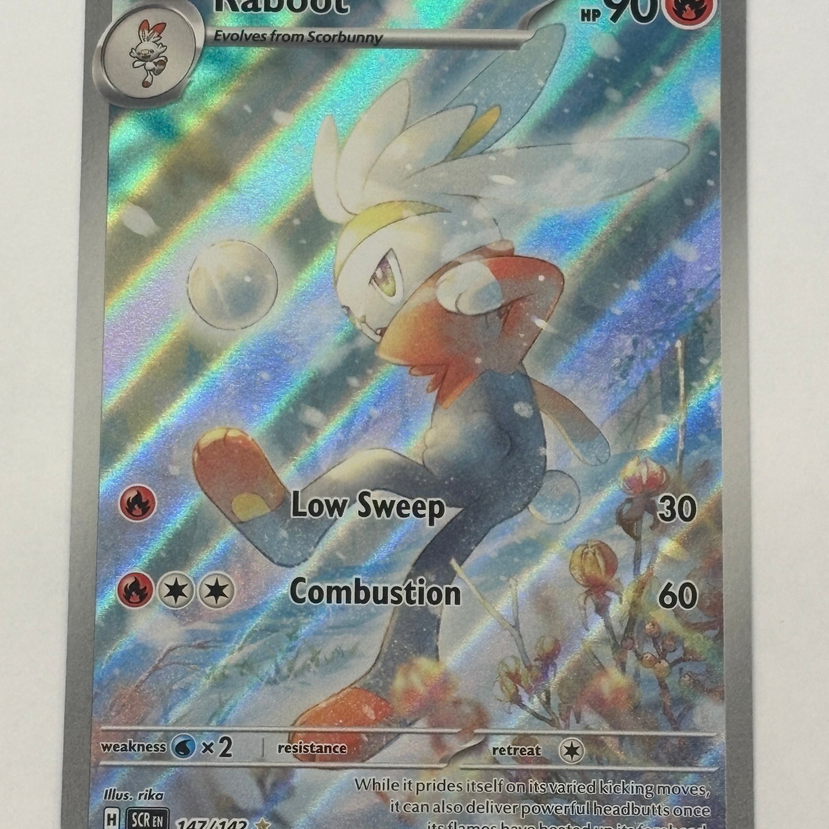 Pokémon TCG - Stellar Crown Raboot 147/142 NM