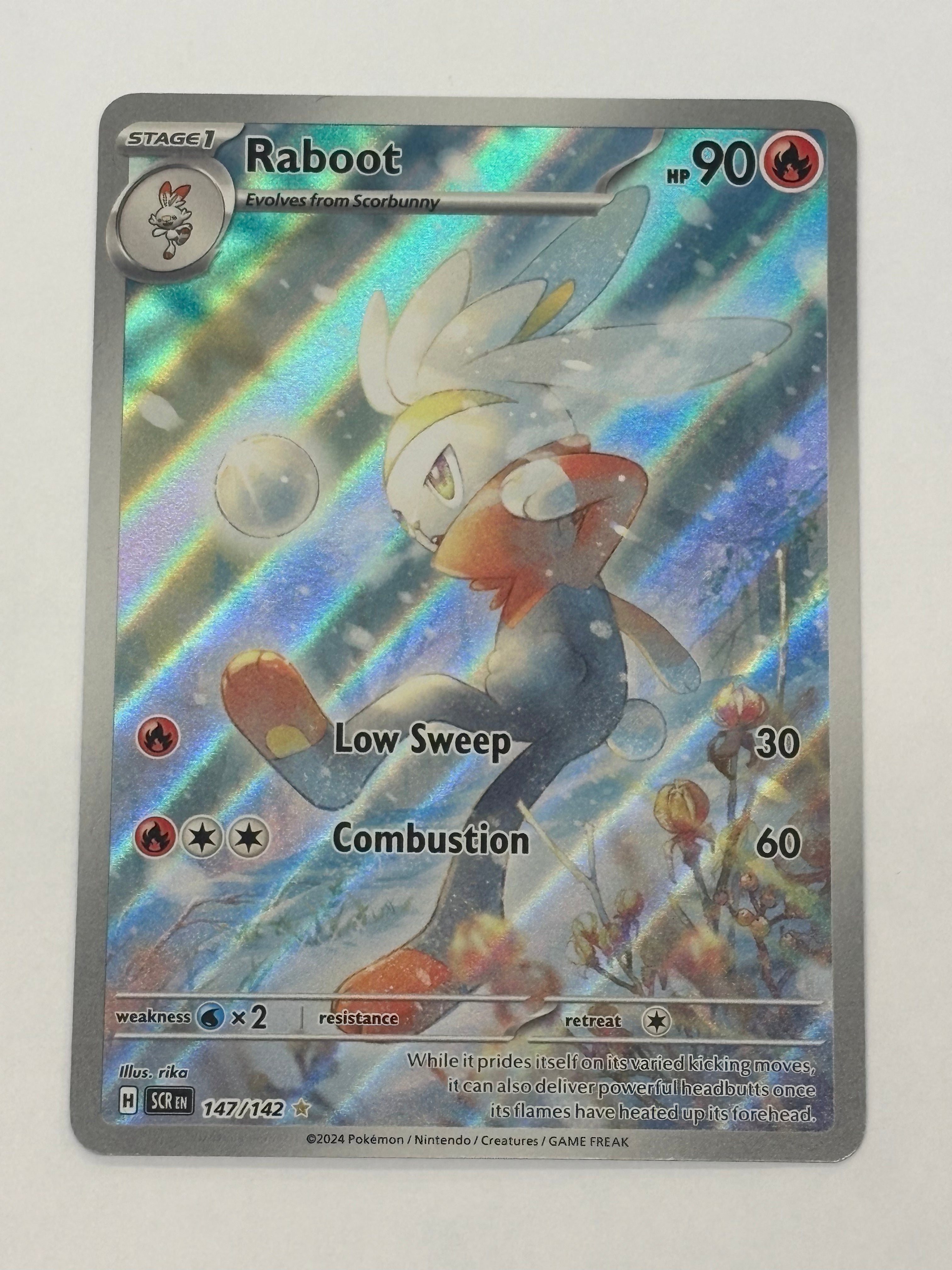 Pokémon TCG - Stellar Crown Raboot 147/142 NM