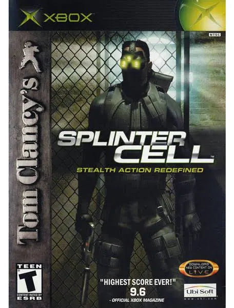 XBOX Tom Clancy’s Splinter Cell Stealth Action Redefined Video Game
