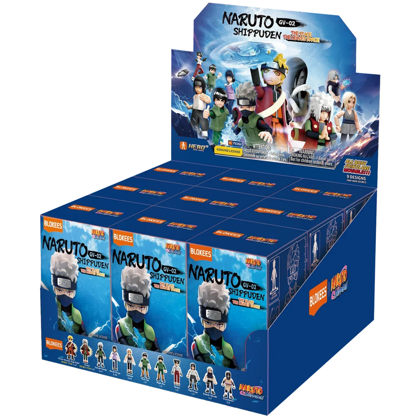 Blokees Naruto Shippuden GV-02 The Place The Leaves Dance Action Figures