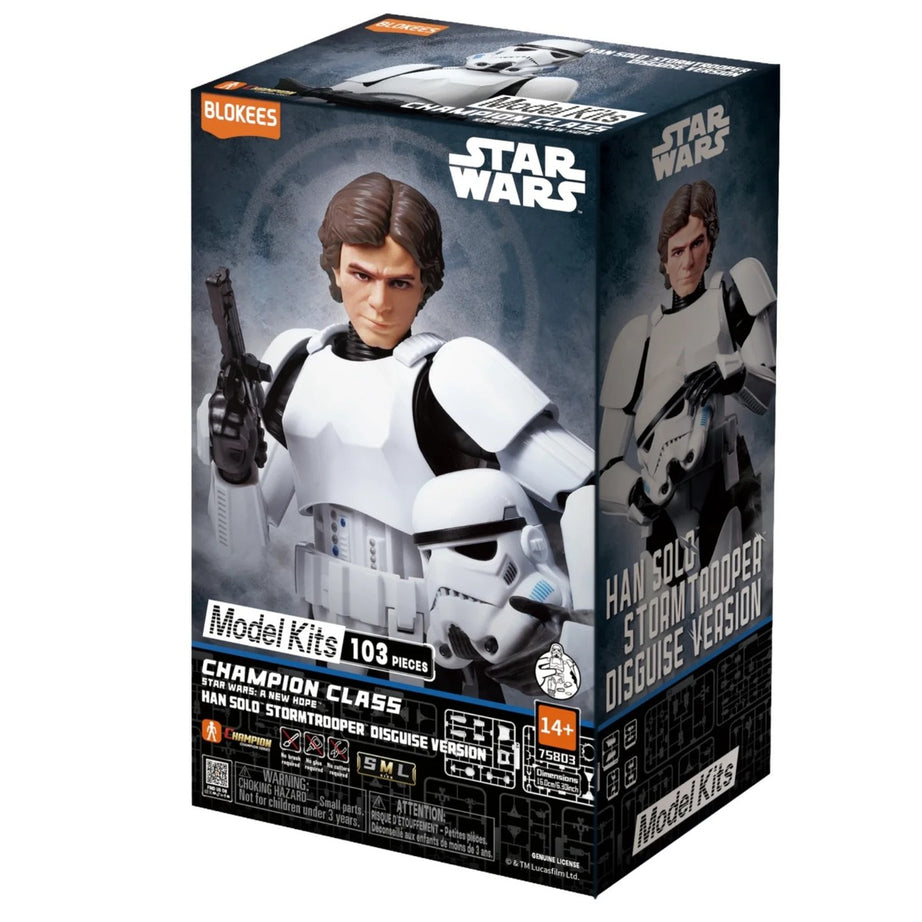 Blokees Star Wars: A New Hope Champion Class 03 Han Solo Stormtrooper Disguise Version Model Kit