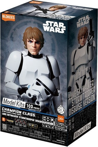Blokees Star Wars: A New Hope Champion Class 04 Luke Skywalker Stormtrooper Disguise Version Model Kit