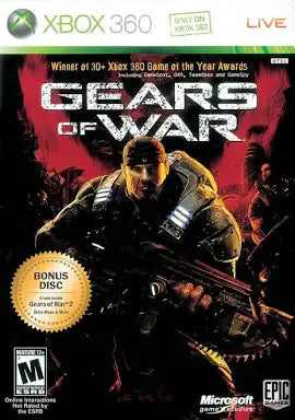 XBOX 360 Gears of War with Bonus Disc Video Game