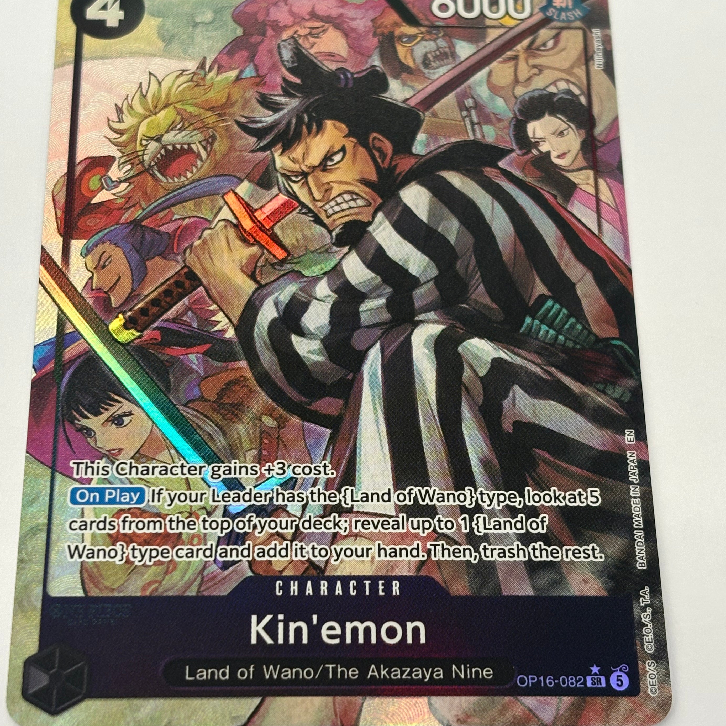 One Piece TCG - The Time of Battle OP-16 Kin’emon (Alternate Art) OP16-082 NM