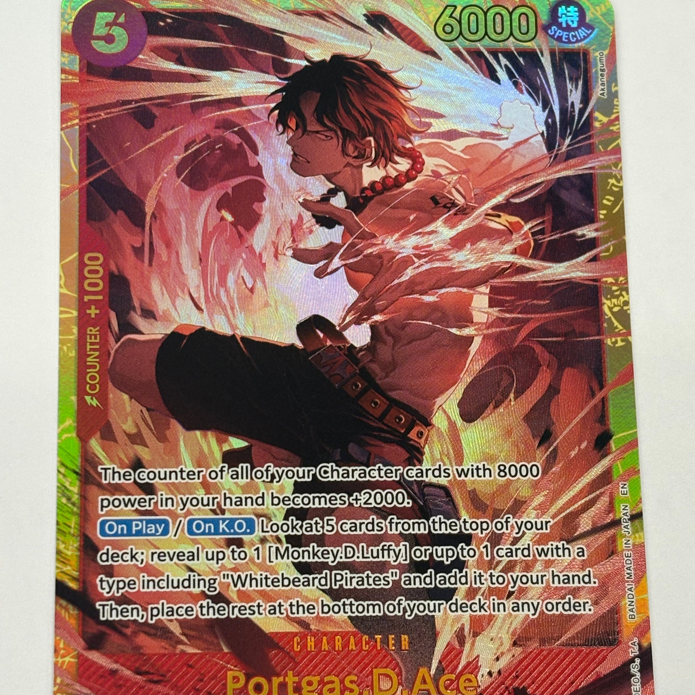 One Piece TCG - The Time of Battle OP-16 Portgas.D.Ace OP16-118 NM