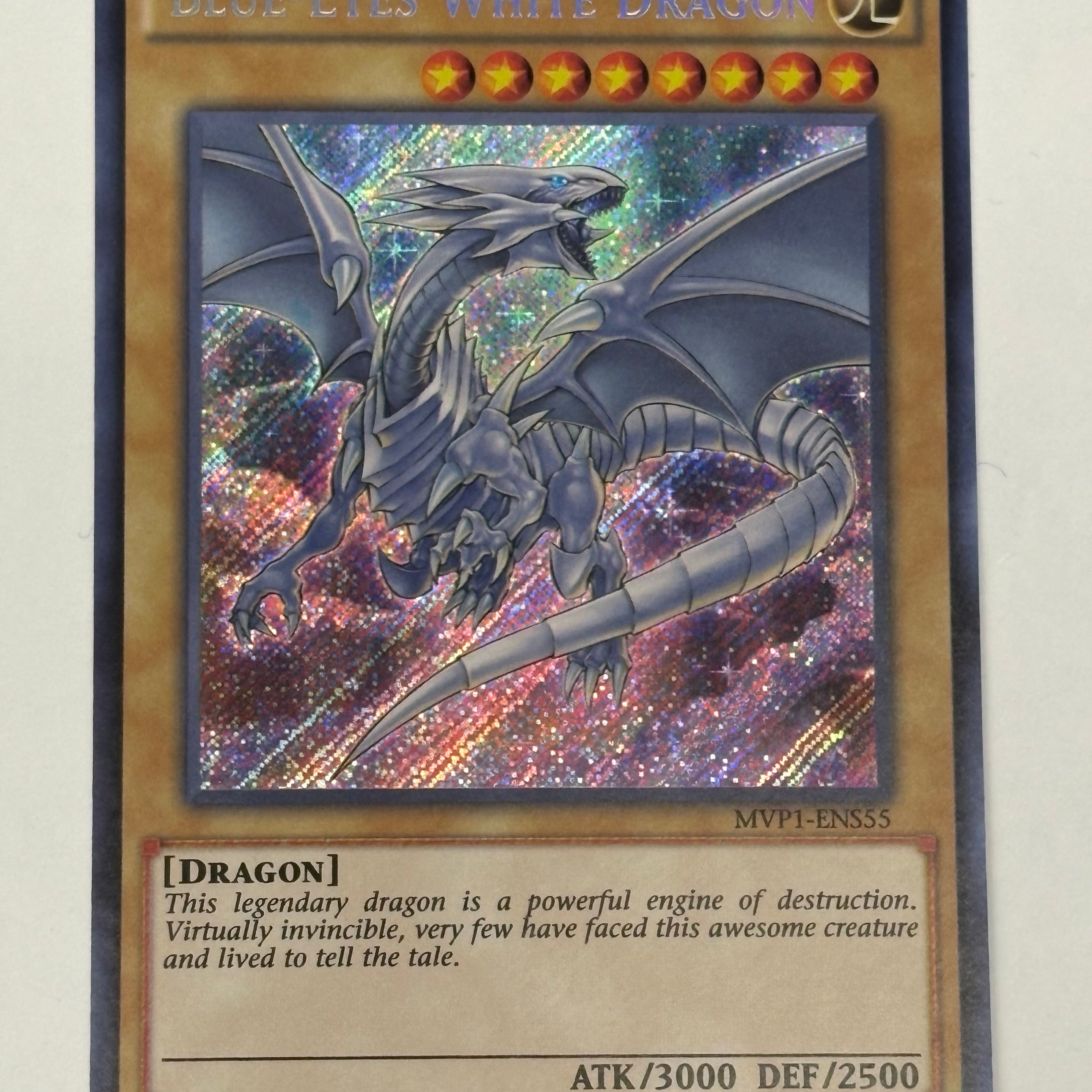 Yu-Gi-Oh! TCG - The Dark Side of Dimensions Movie Pack: Secret Edition Blue-Eyes White Dragon MVP1-ENS55 Secret Rare NM