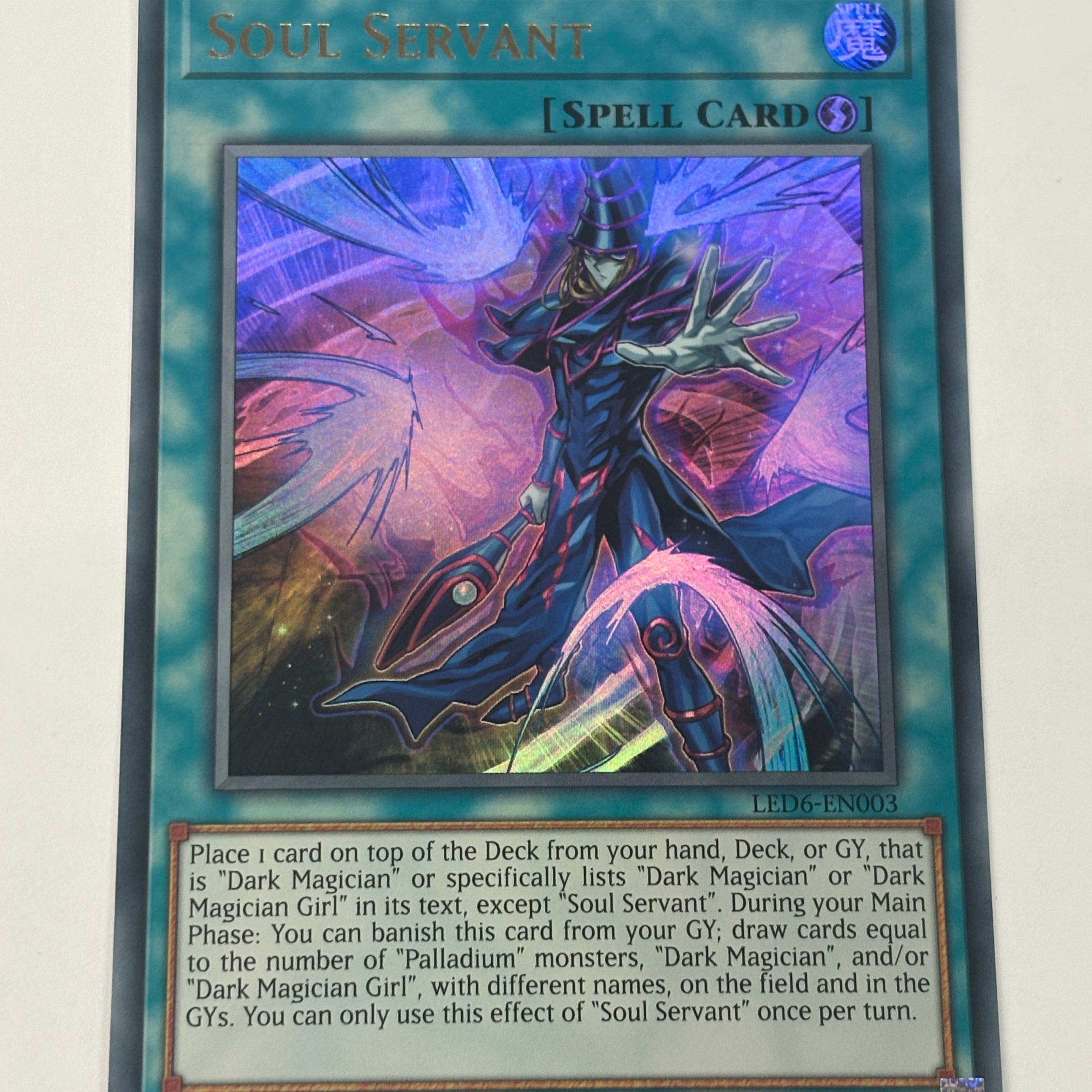 Yu-Gi-Oh! TCG - Legendary Duelists: Magical Hero Soul Servant LED6-EN003 Ultra Rare LP