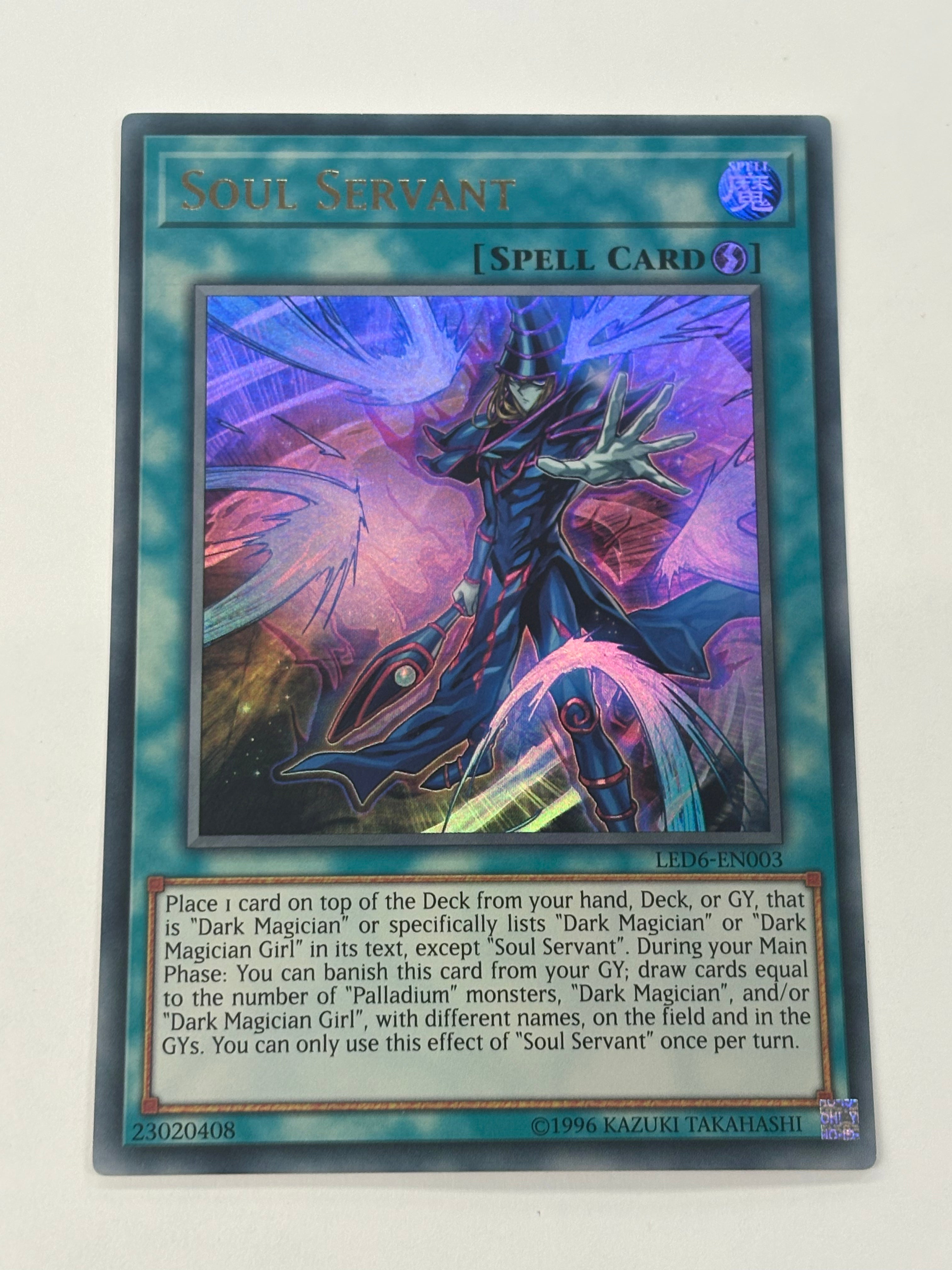 Yu-Gi-Oh! TCG - Legendary Duelists: Magical Hero Soul Servant LED6-EN003 Ultra Rare LP