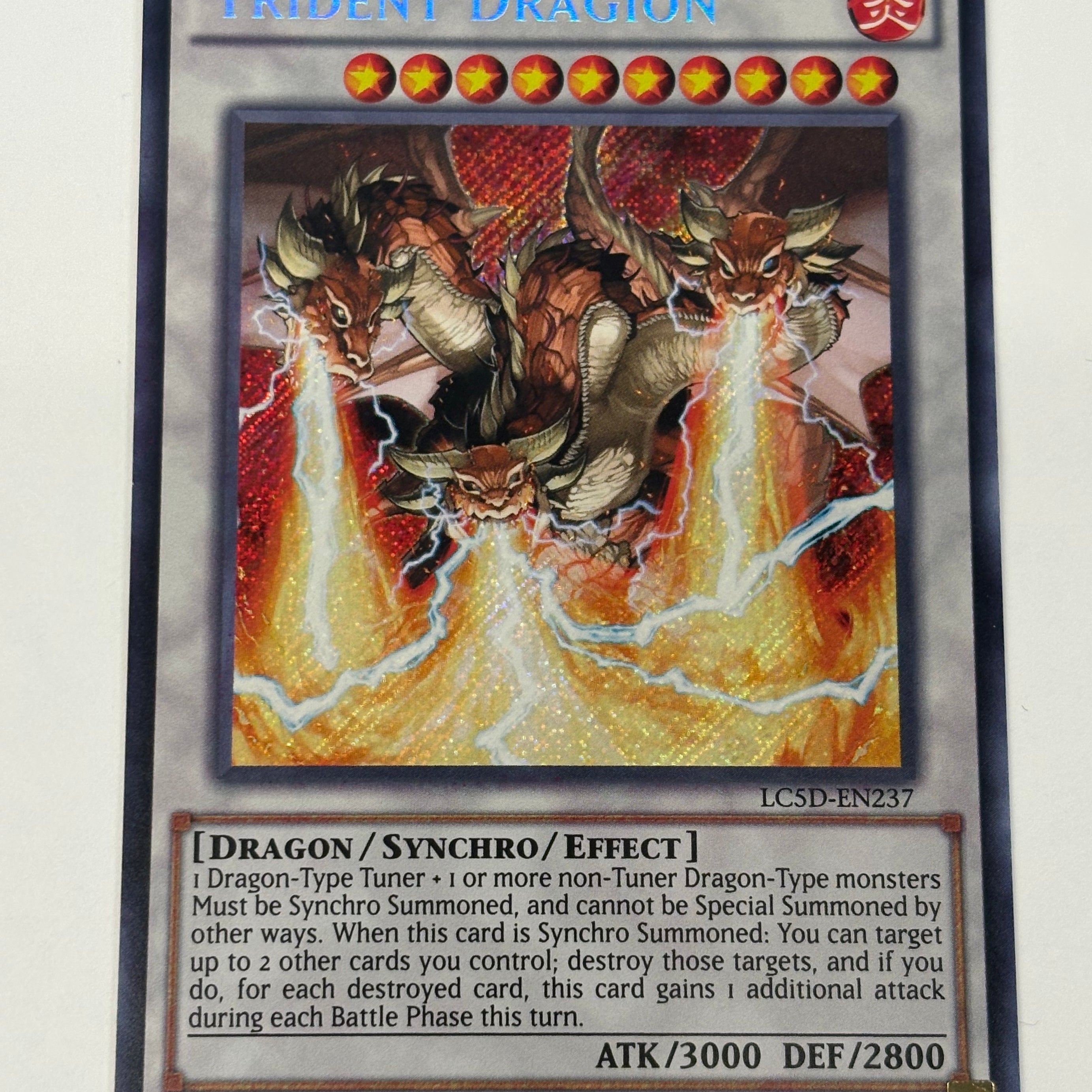 Yu-Gi-Oh! TCG - Legendary Collection 5D's Trident Dragon LC5D-EN237 Secret Rare NM
