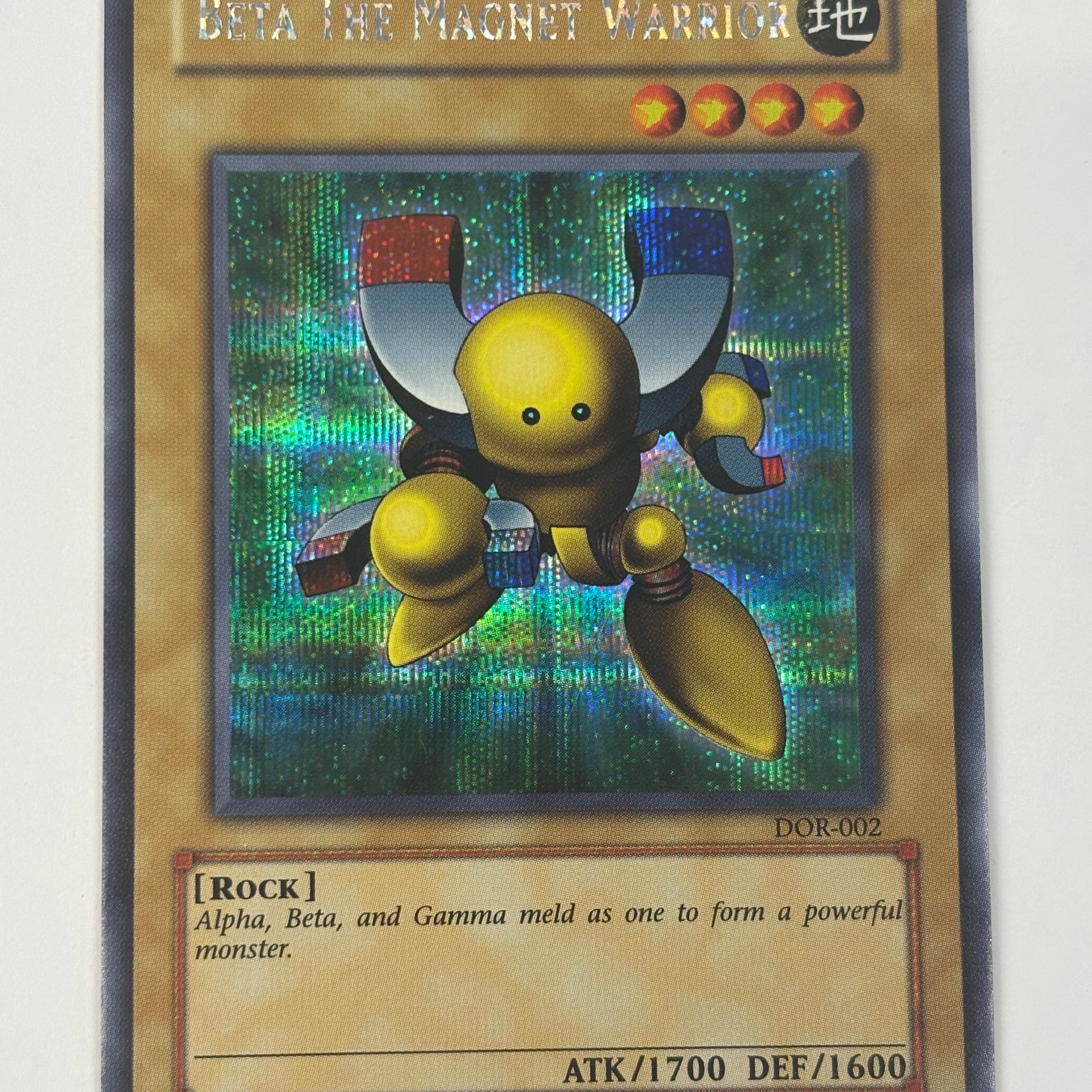 Yu-Gi-Oh! TCG - Duelist of the Roses Beta The Magnet Warrior DOR-002 Secret Rare NM