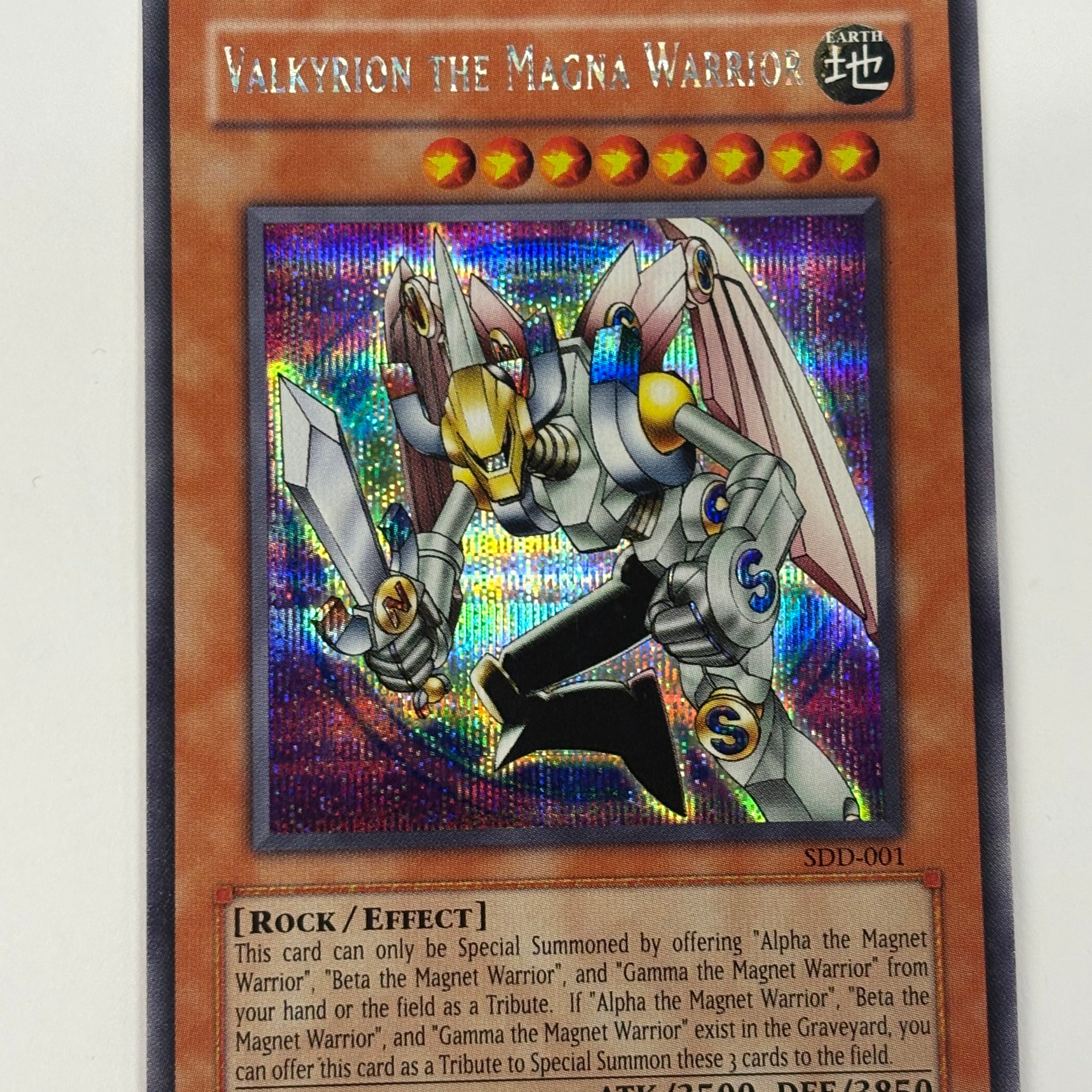 Yu-Gi-Oh! TCG - Stairway to the Destined Duel Valkyrion the Magna Warrior SDD-001 Secret Rare NM
