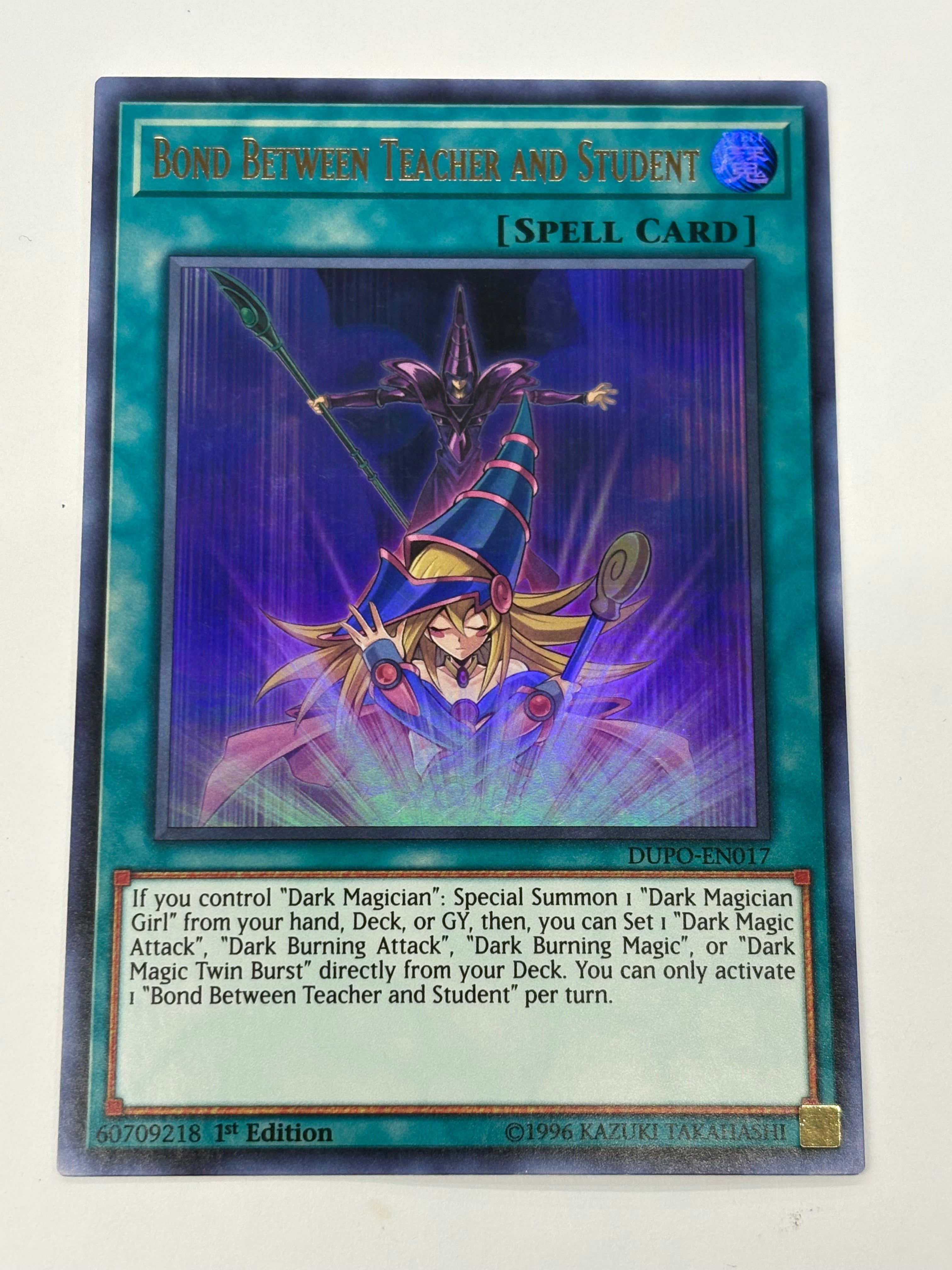 Yu-Gi-Oh! TCG - Duel Power Bond Between Teacher and Student DUPO-EN017 Ultra Rare NM