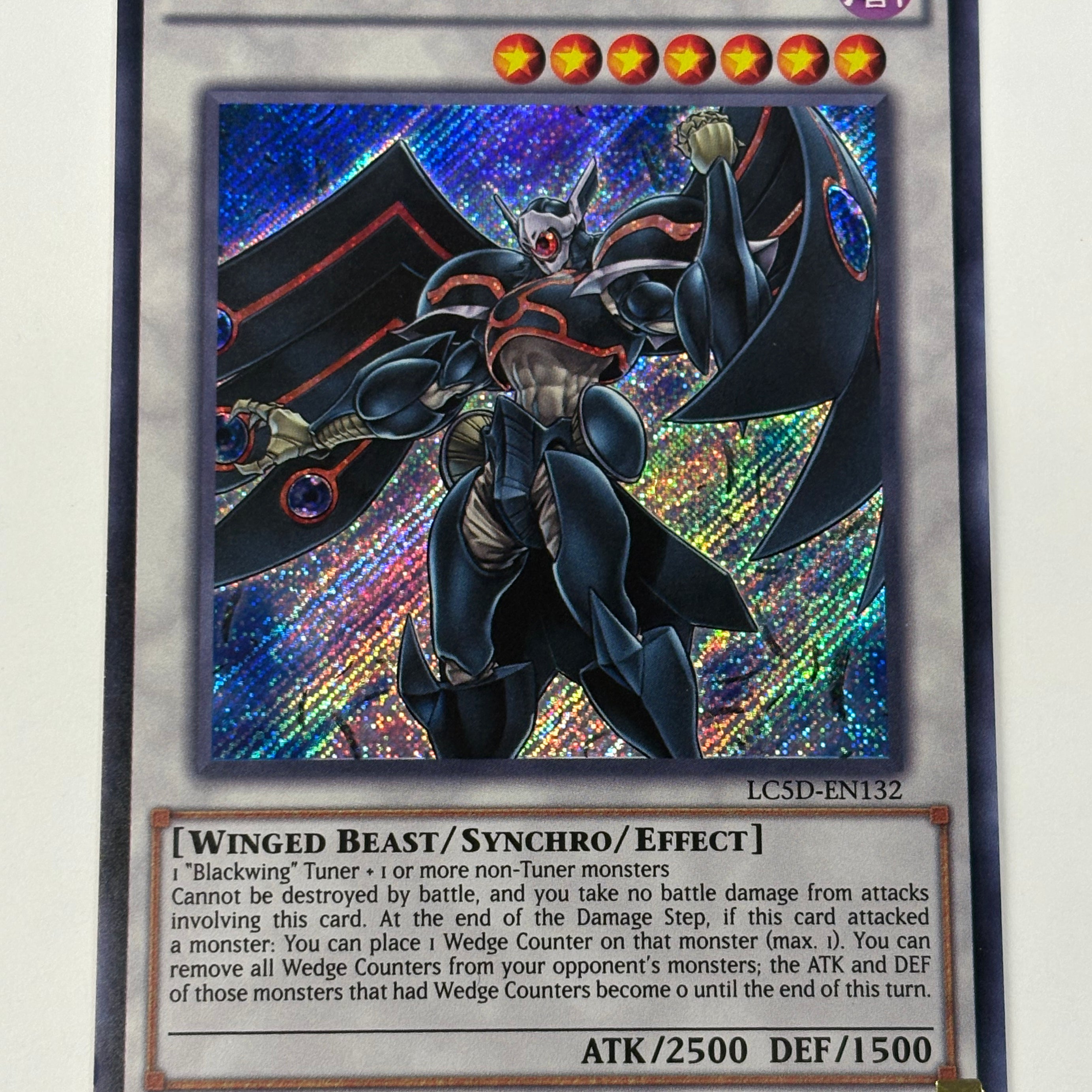 Yu-Gi-Oh! TCG - Legendary Collection 5D's Blackwing Armor Master LC5D-EN132 Secret Rare NM