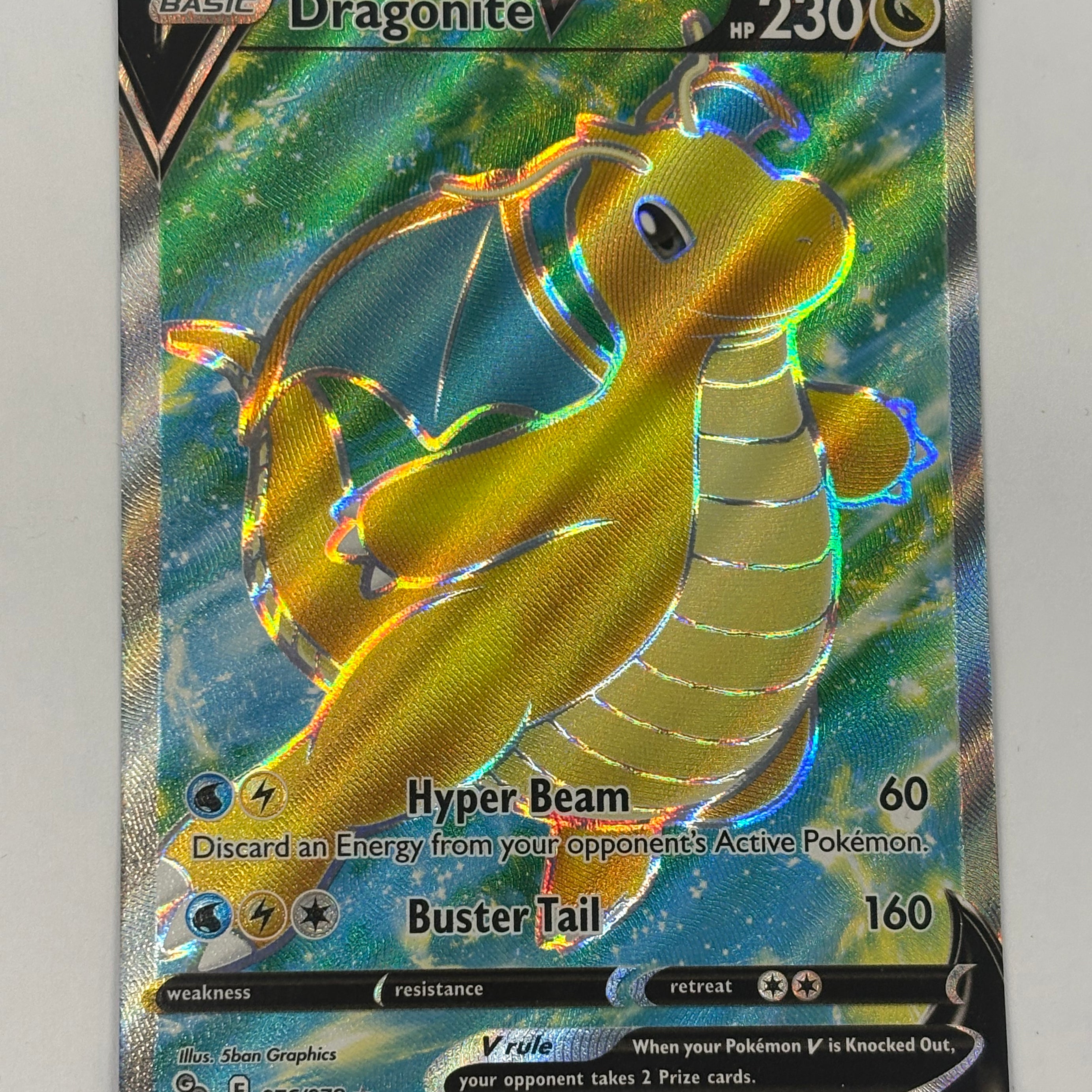 Pokémon TCG - Pokémon GO Dragonite V 076/078 NM