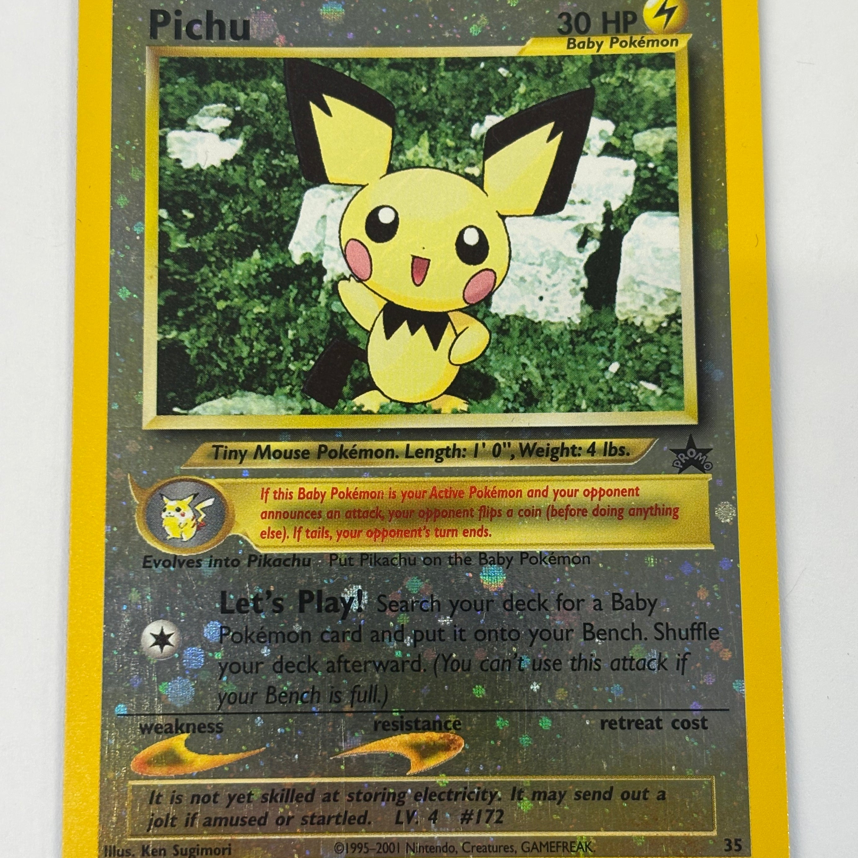 Pokémon TCG - Promo Pichu 35 (Reverse Holo) NM