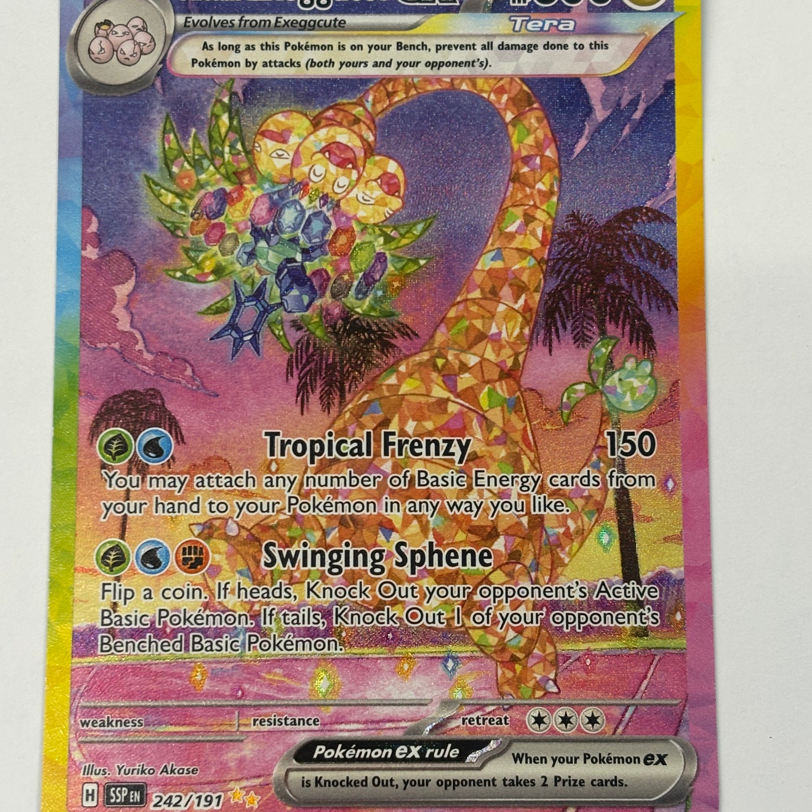 Pokémon TCG - Surging Sparks Alolan Exeggutor ex 242/191 NM