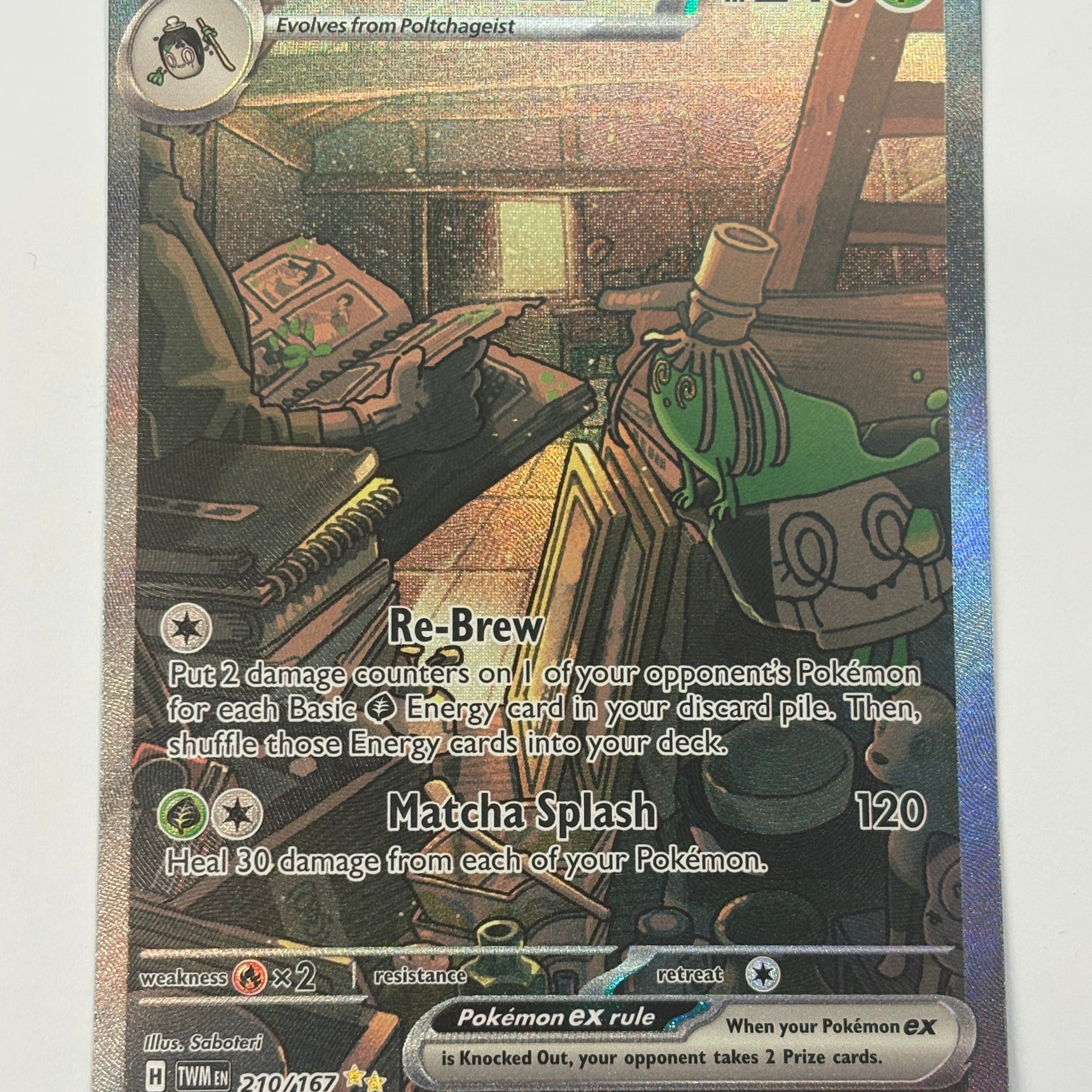 Pokémon TCG - Twilight Masquerade Sinistcha 210/167 NM