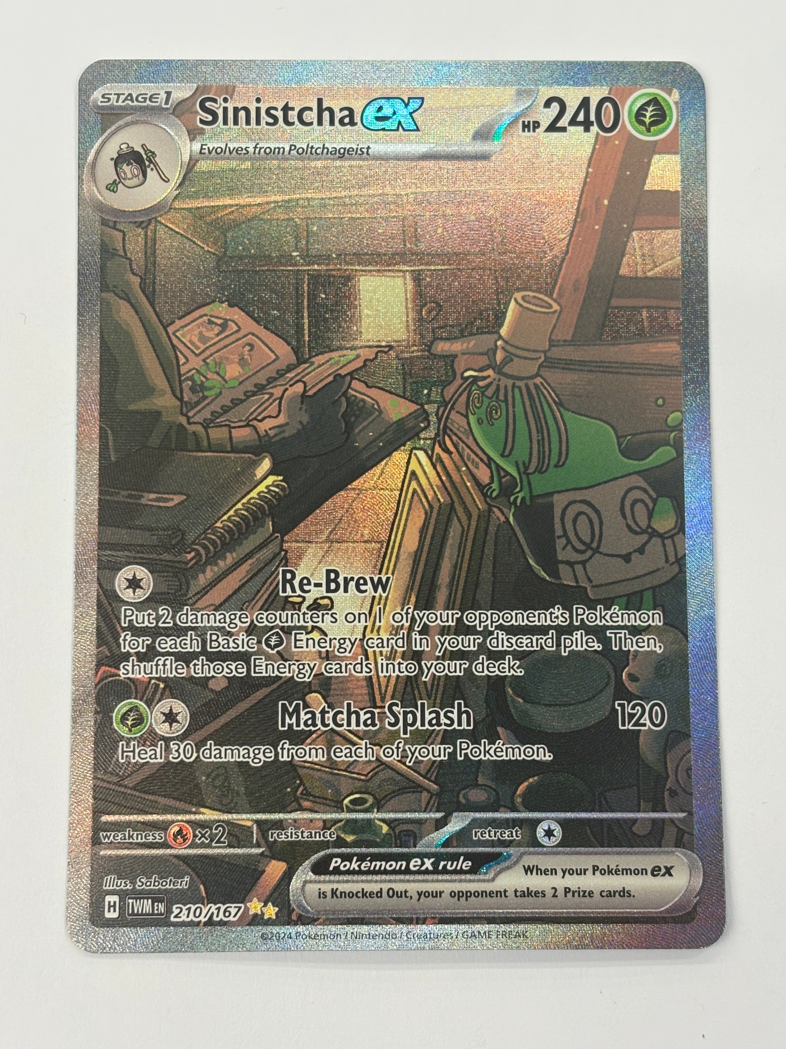 Pokémon TCG - Twilight Masquerade Sinistcha 210/167 NM