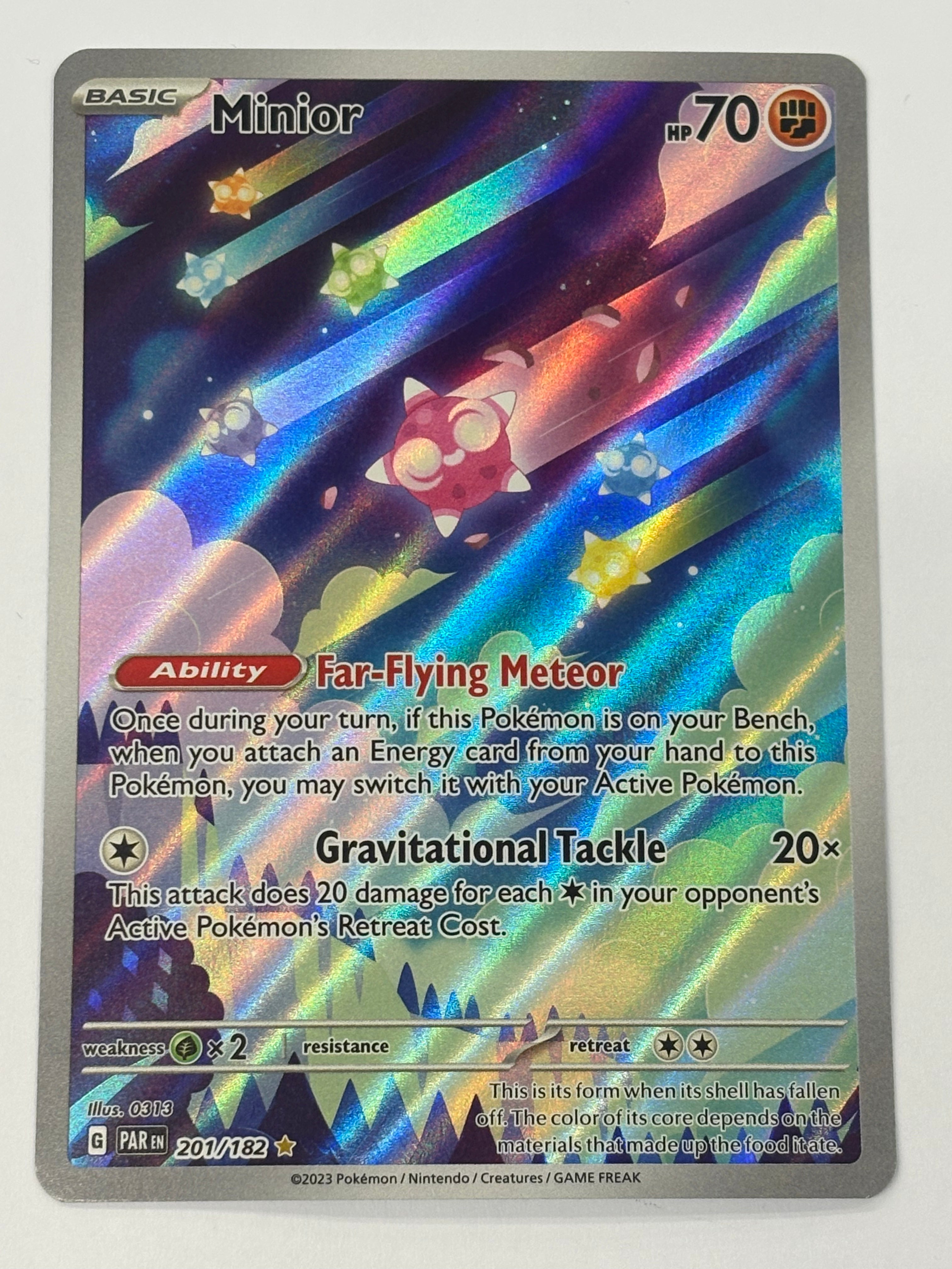 Pokémon TCG - Paradox Rift Minior 201/182 NM