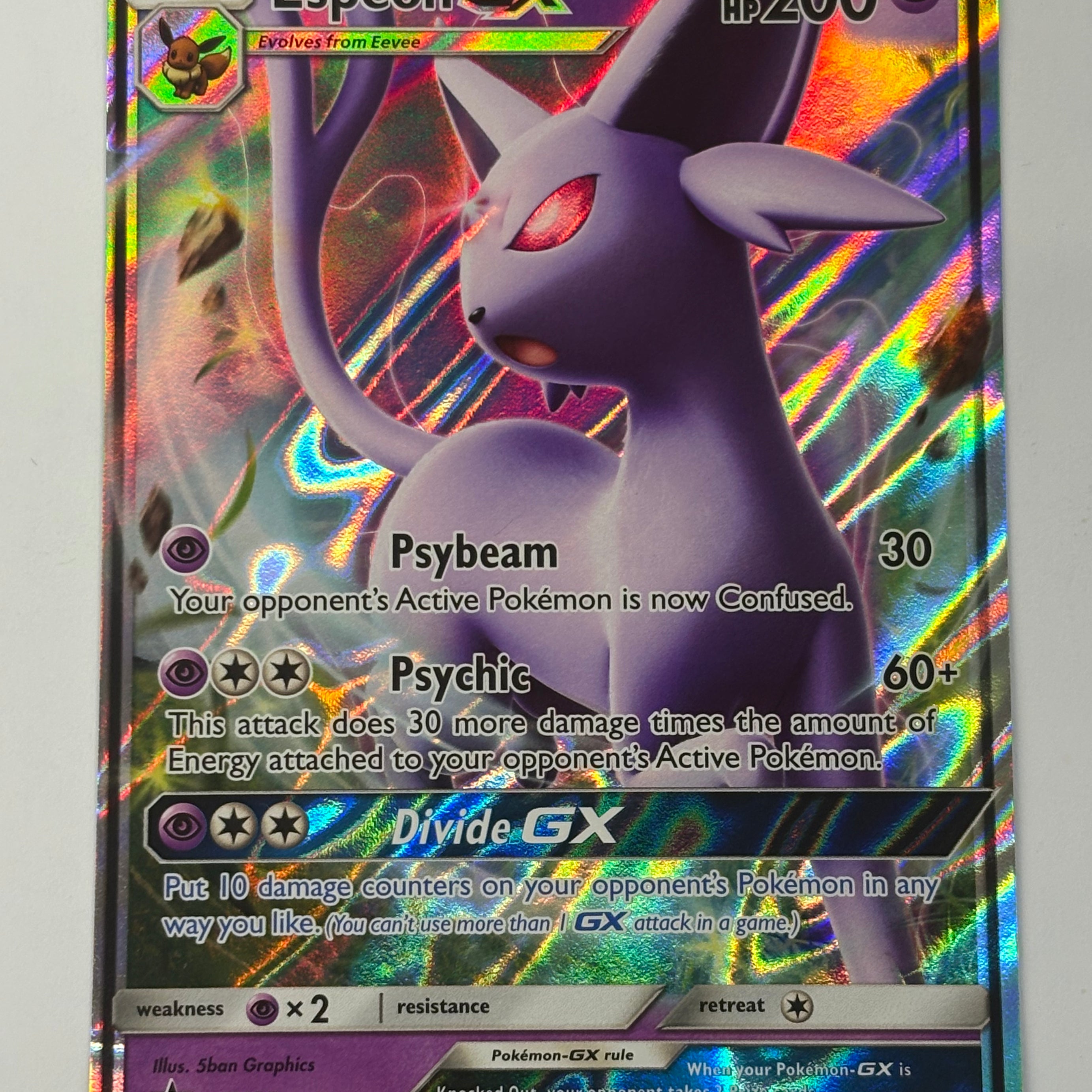 Pokémon TCG - Sun & Moon Promo Espeon GX SM35 NM
