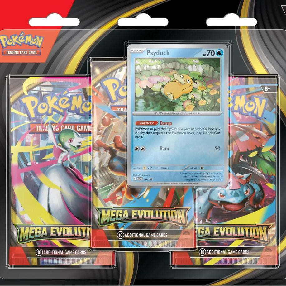 Pokémon TCG - Mega Evolution 3-Pack Blister [Psyduck]