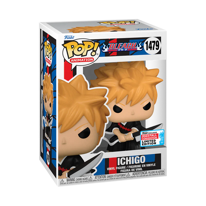 Funko Pop! Animation Bleach Ichigo #1479 Funko Exclusive 2023 Fall Convention Limited Edition