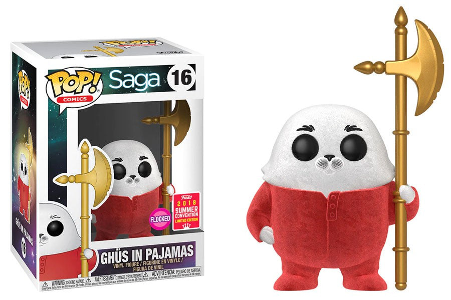 Funko Pop! Comics Saga Ghüs in Pajamas #16 (Flocked) 2018 Summer Convention Limited Edition