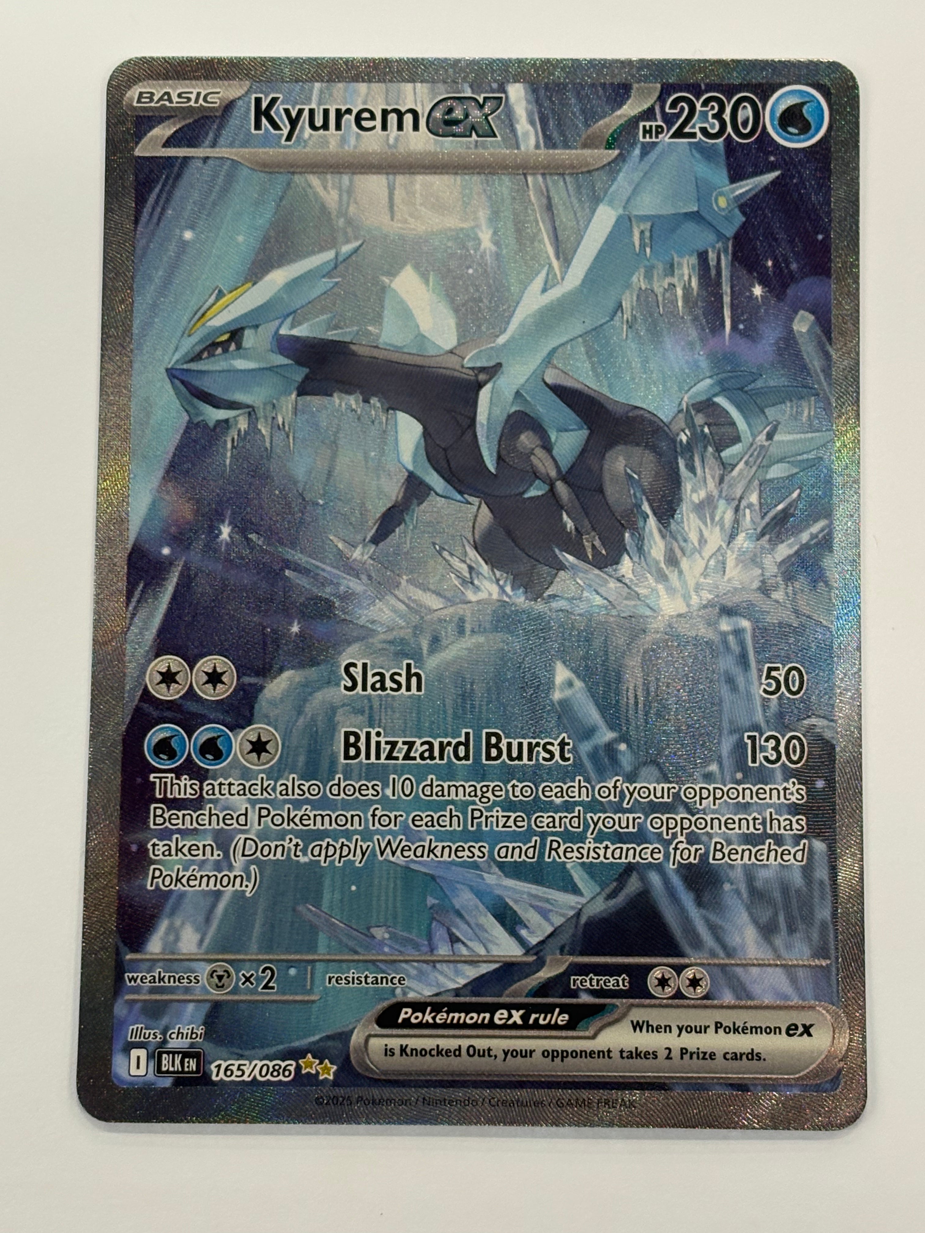 Pokémon TCG - Black Bolt Kyurem ex 165/086 NM
