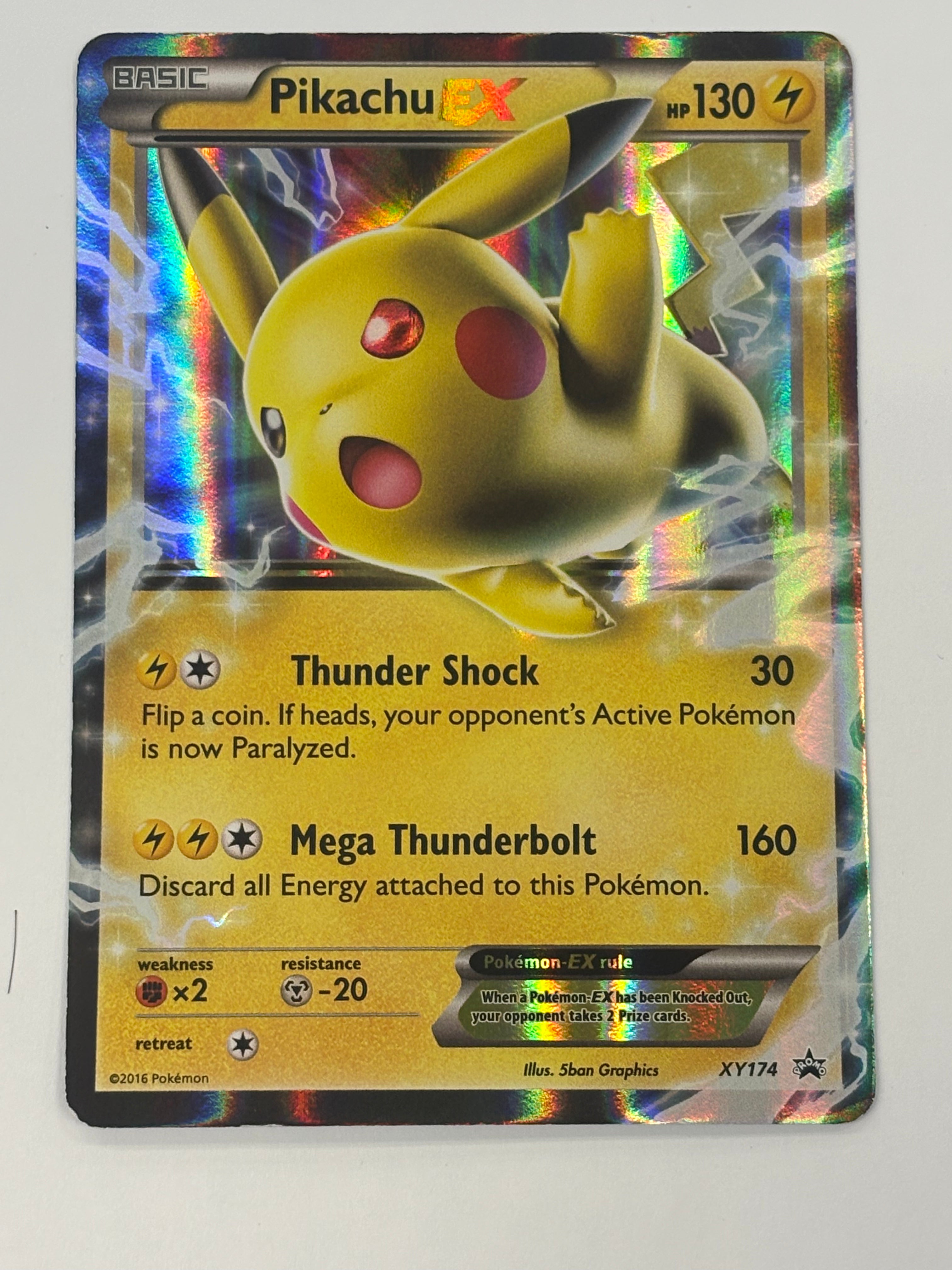 Pokémon TCG - XY Promo Pikachu EX XY174 LP