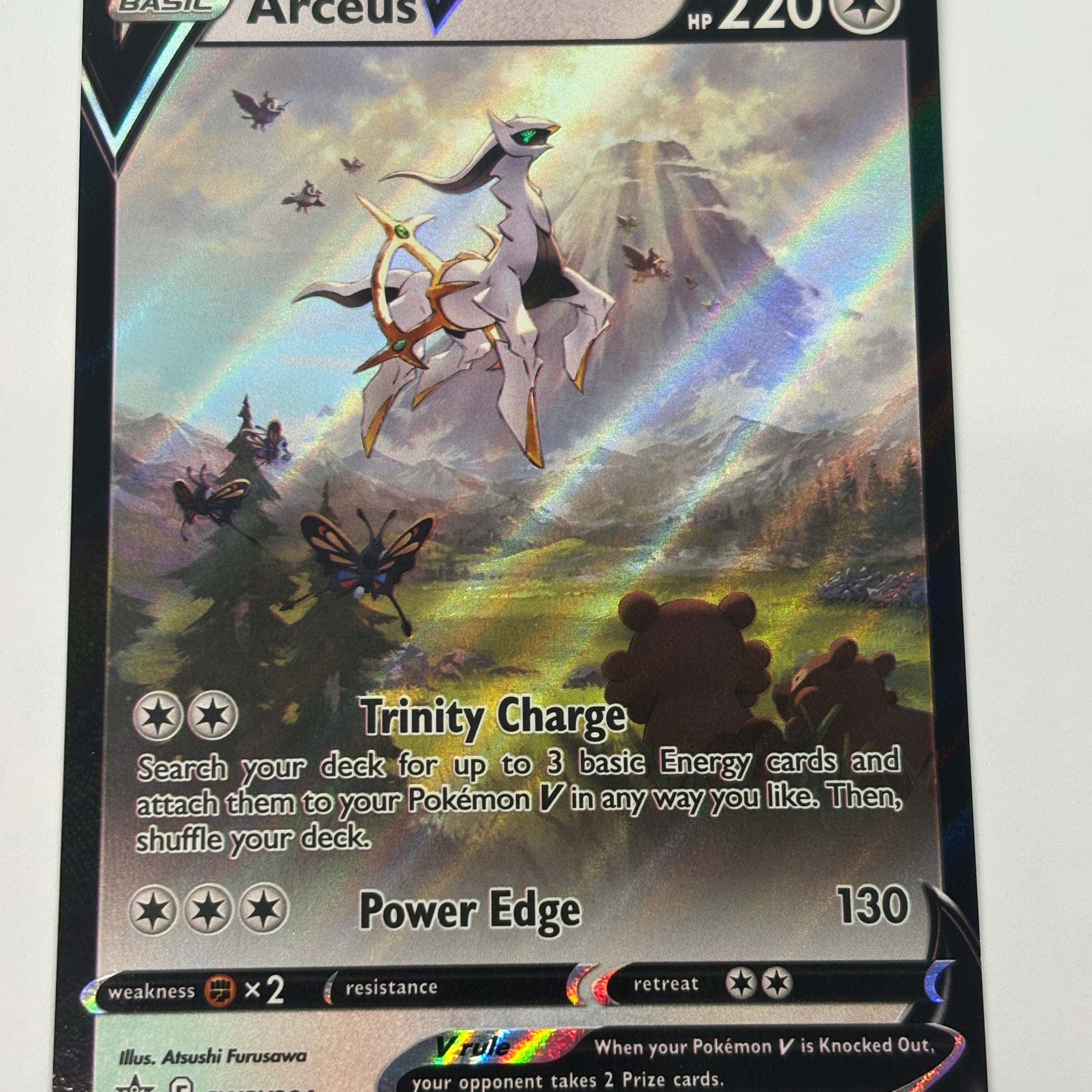Pokémon TCG - Sword & Shield Promo Arceus V SWSH204 NM