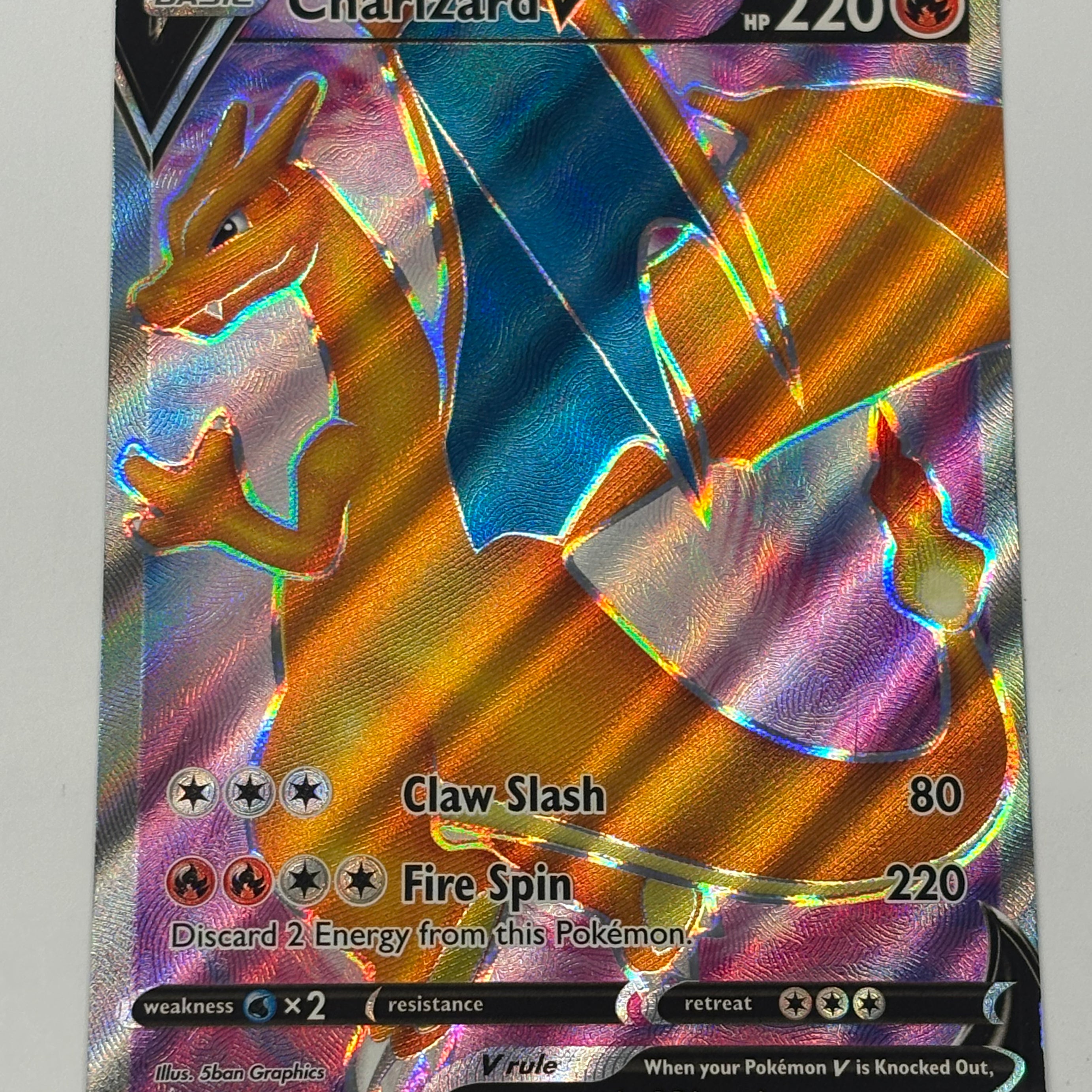 Pokémon TCG - Sword & Shield Promo Cards Charizard V SWSH050 MP