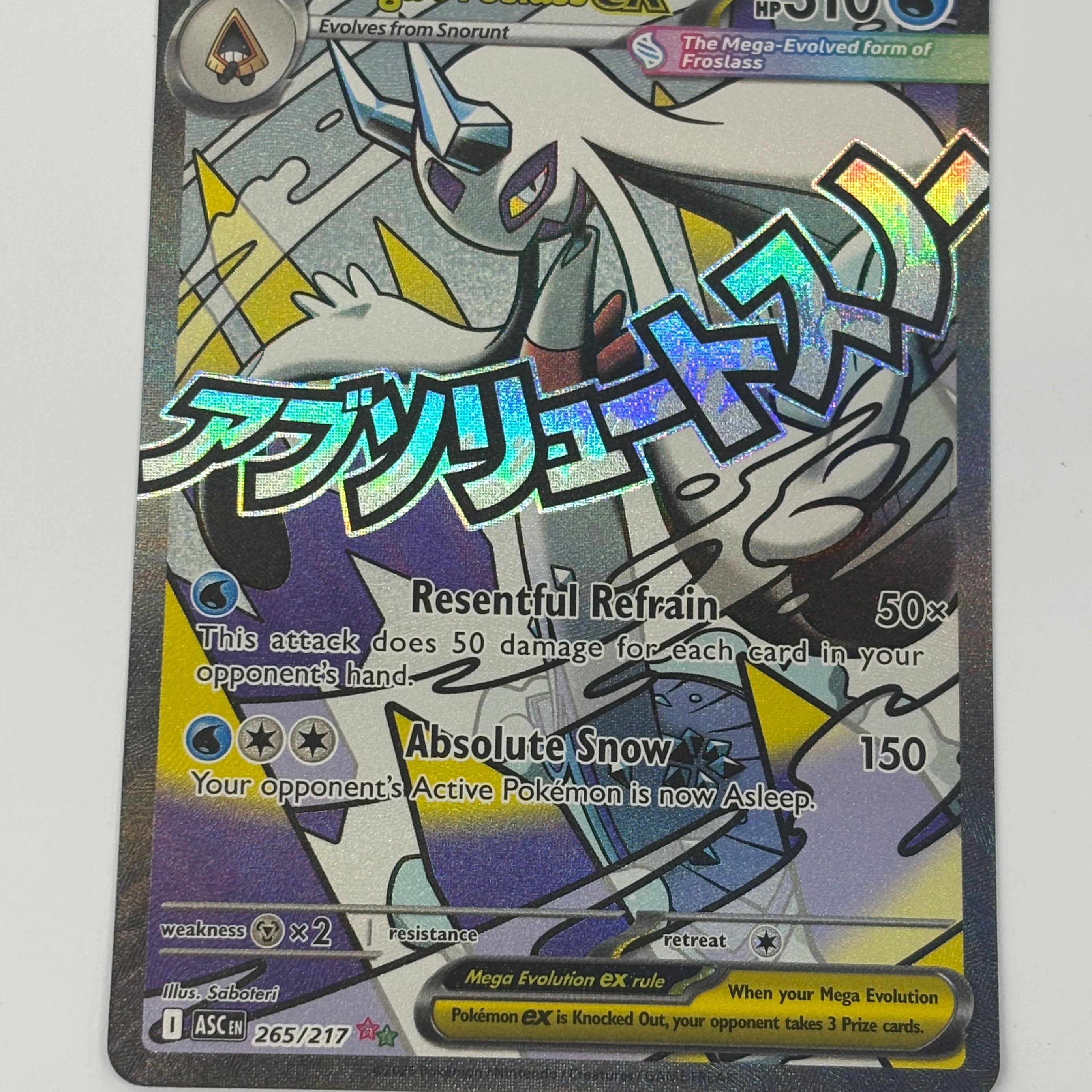 Pokémon TCG - Ascended Heroes Mega Froslass ex 265/217 NM