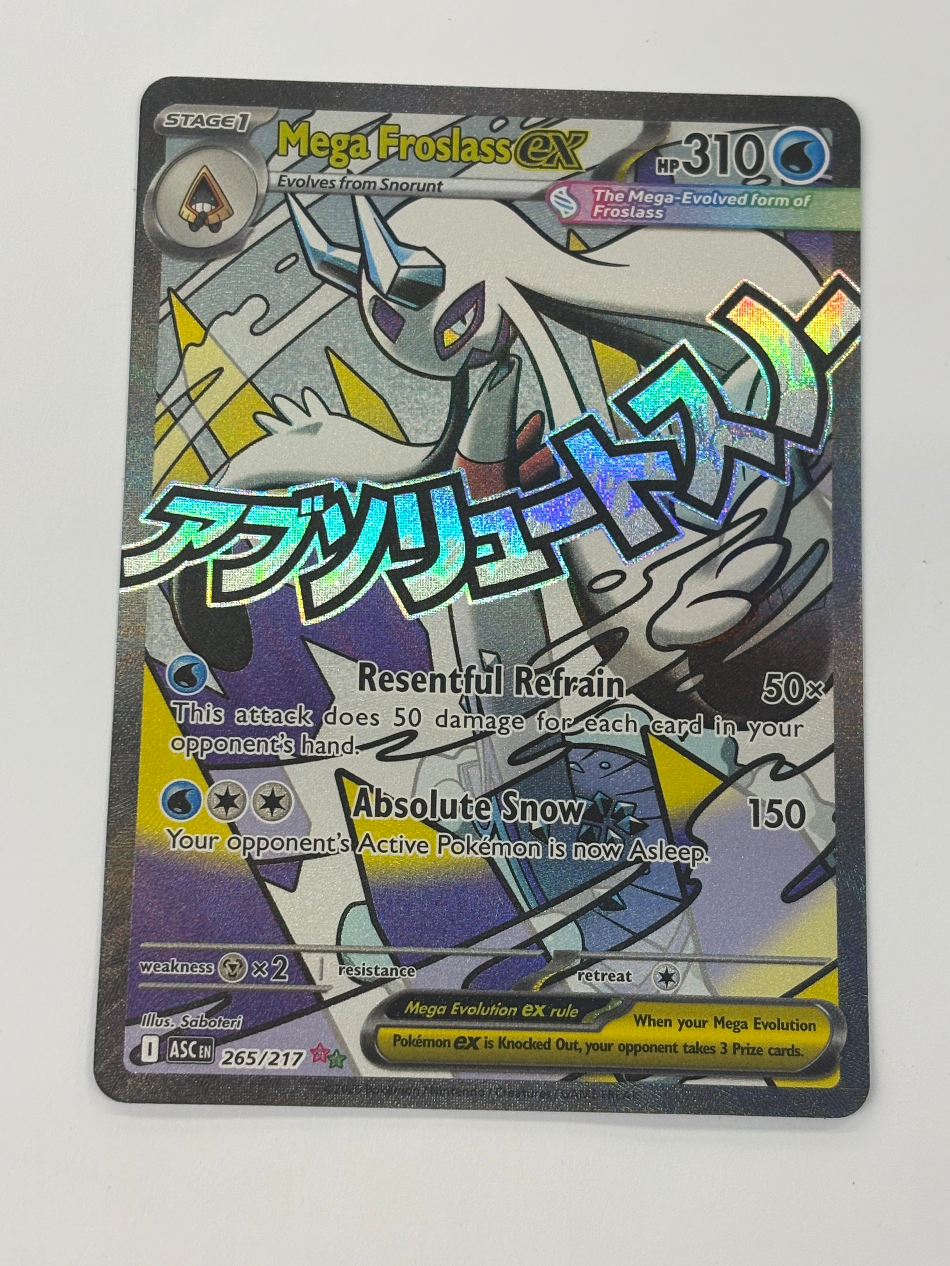 Pokémon TCG - Ascended Heroes Mega Froslass ex 265/217 NM