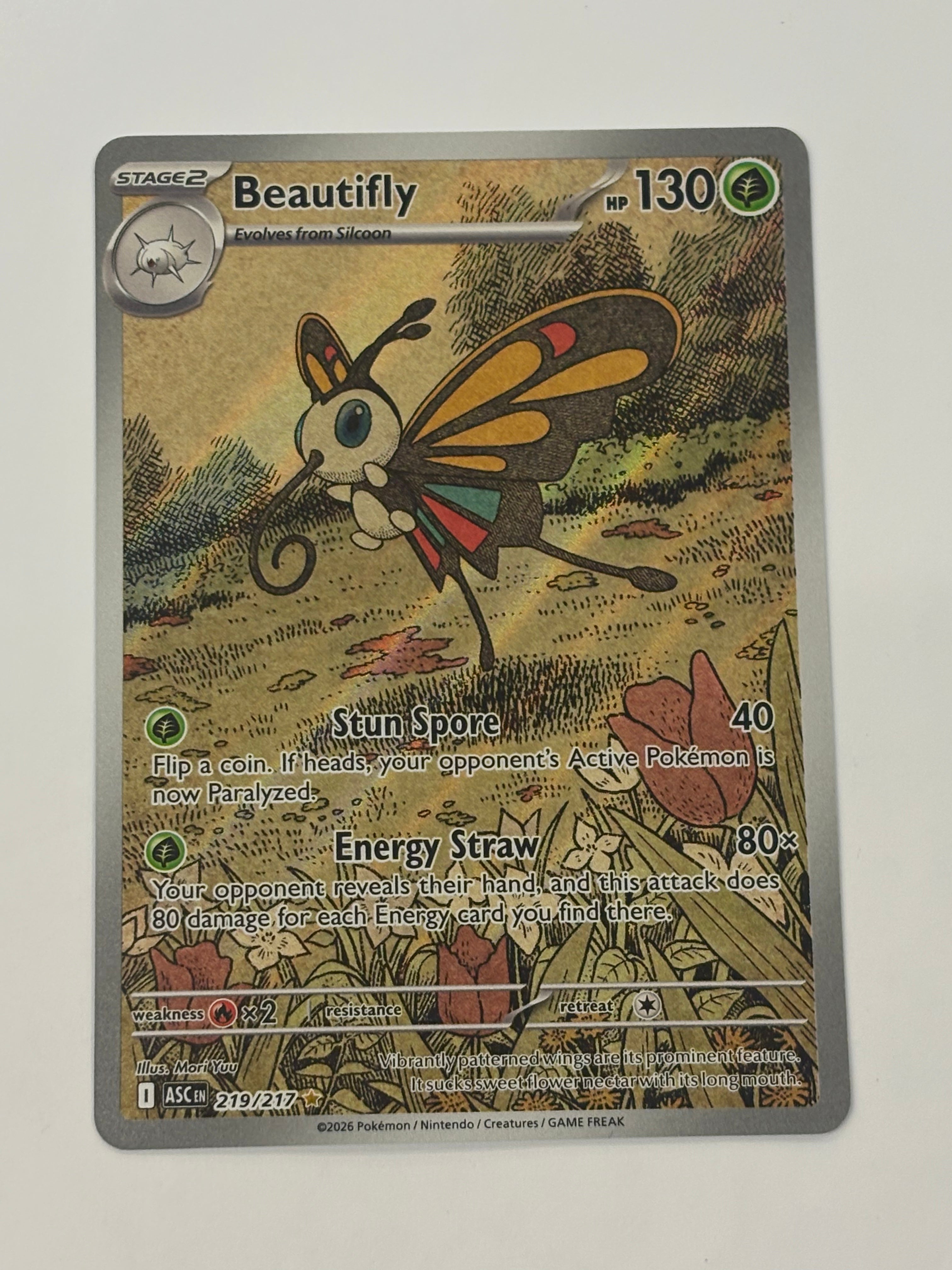 Pokémon TCG - Ascended Heroes Beautifly 219/217 NM